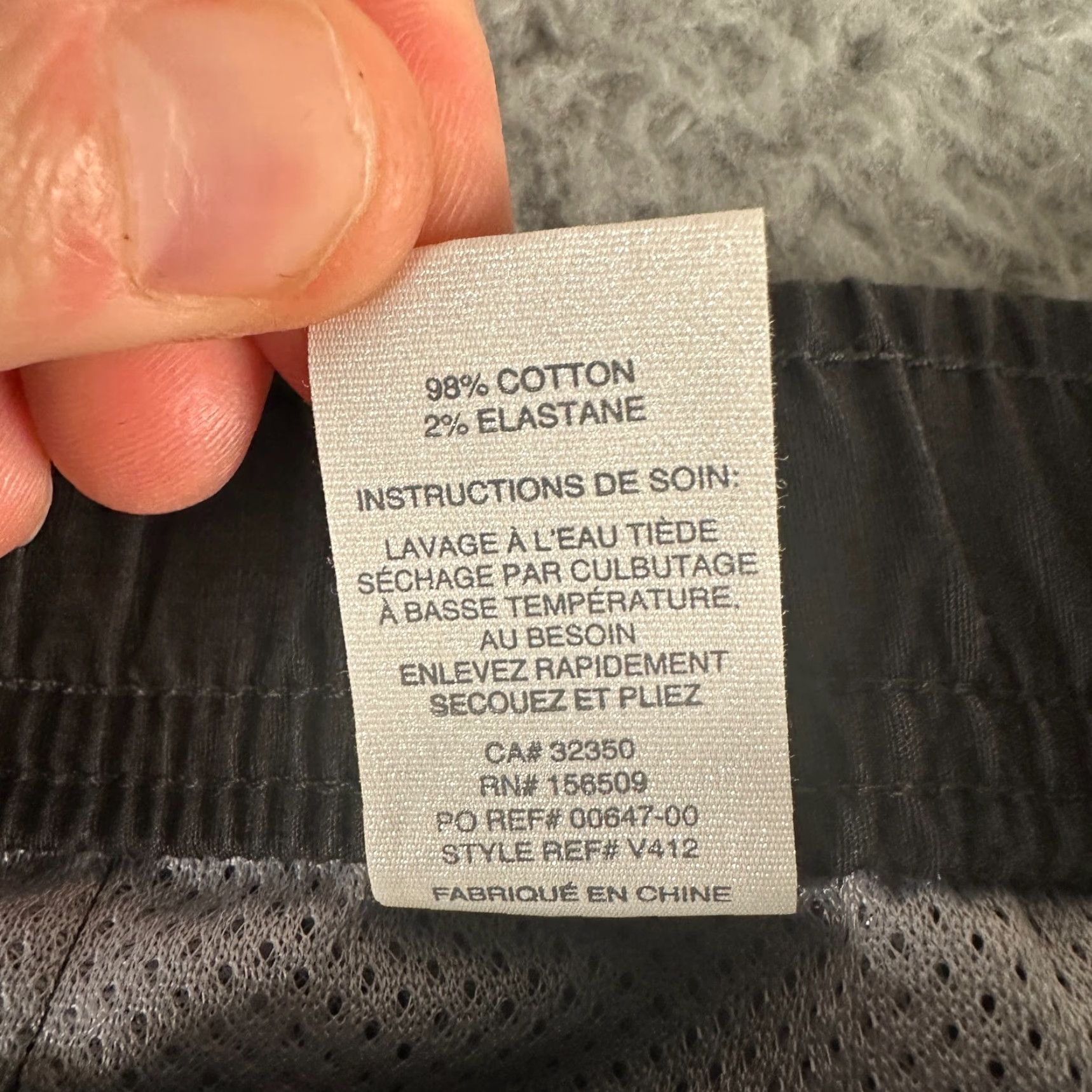 Vuori Pants Mens Small Gray Ripstop Climber Cargo Organic Cotton Blend Pants Slim Chino Regular Fit Pockets Logo Gray Mens