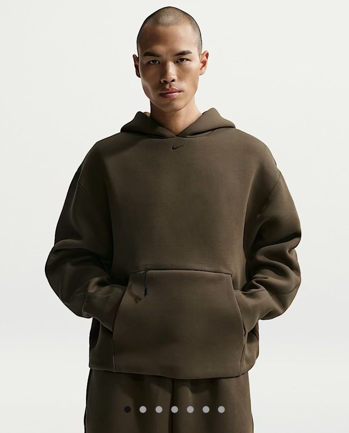 Nike Nike Tech Heavyweight Oversized Cropped Hoodie Size US S / EU 44-46 / 1 - 1 Thumbnail