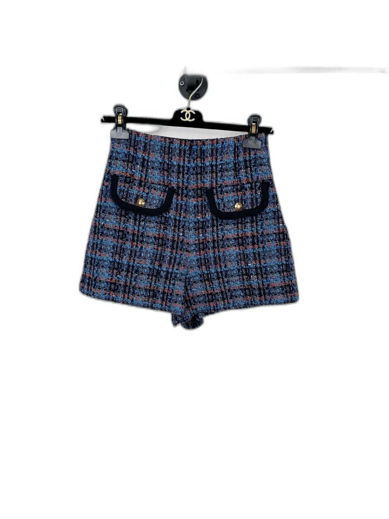 Sandro Sandro Women's Tweed Pattern Shorts Size 34" / US 12 / IT 48 - 1 Thumbnail