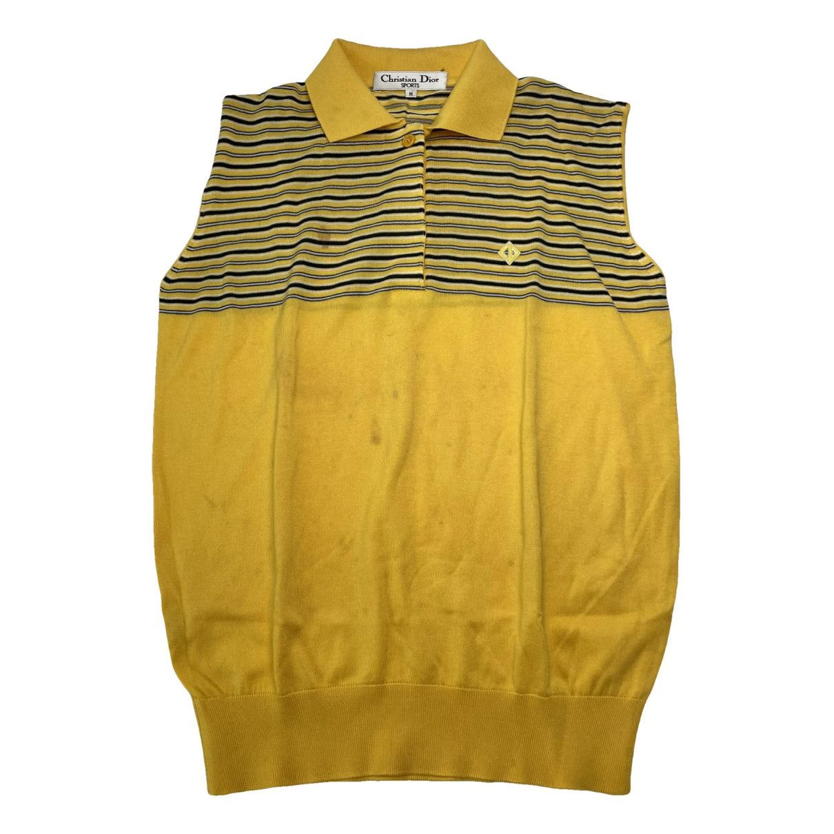 Dior J'A Yellow Cotton Top Size M / US 6-8 / IT 42-44 - 1 Thumbnail