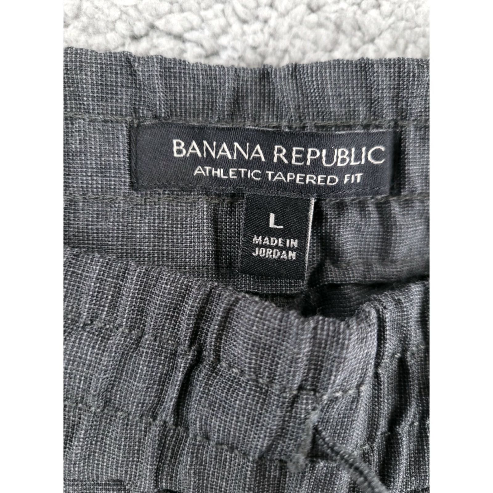 Banana Republic Banana Republic Pants Mens Large Wool Marzotto Italian Slim Taper Gray Size US 33 - 3 Thumbnail