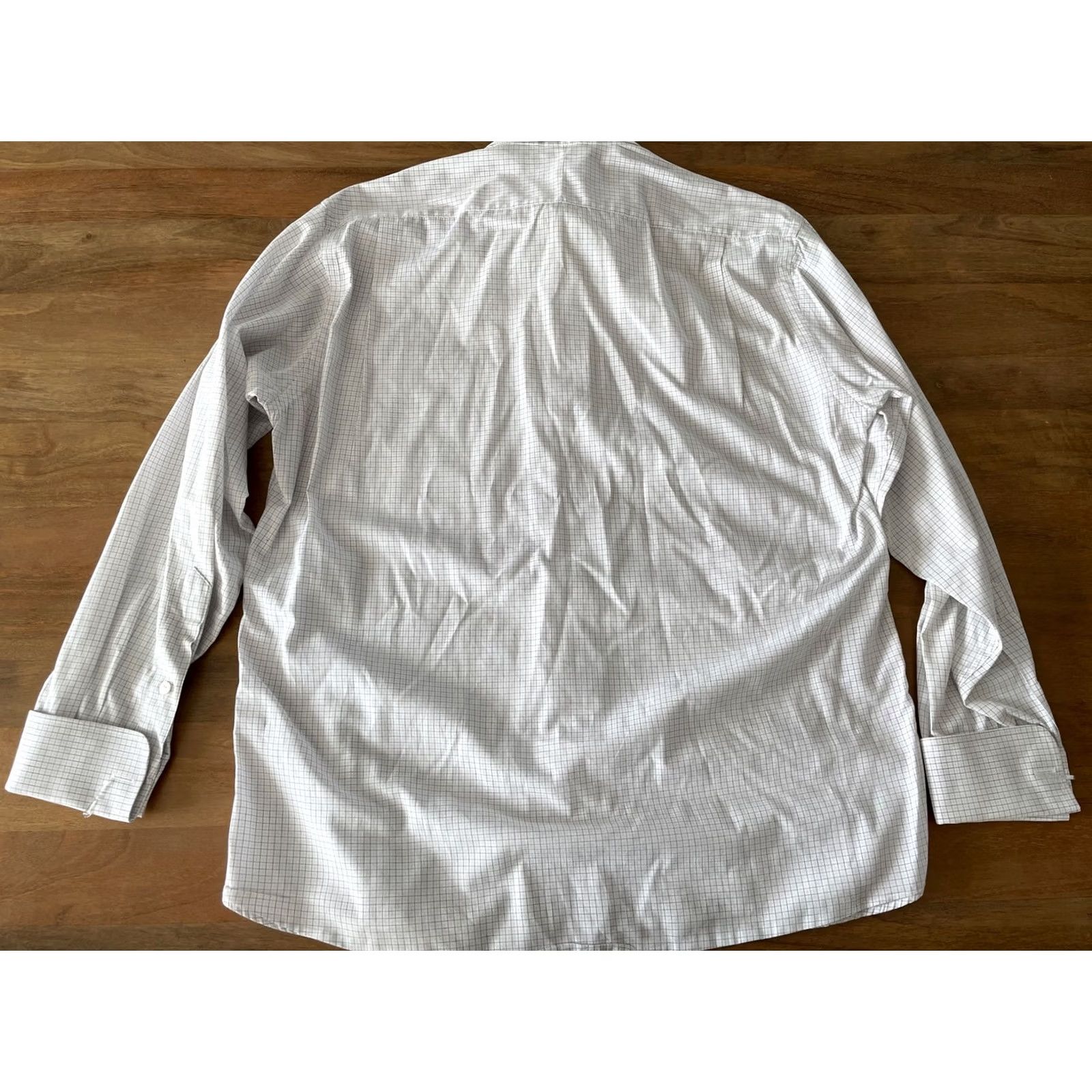 Vintage VINTAGE Gitman Bros. Camp Shirt Mens 16 33 White Gingham Plaid Cotton USA Shirt Size US L / EU 52-54 / 3 - 2 Thumbnail