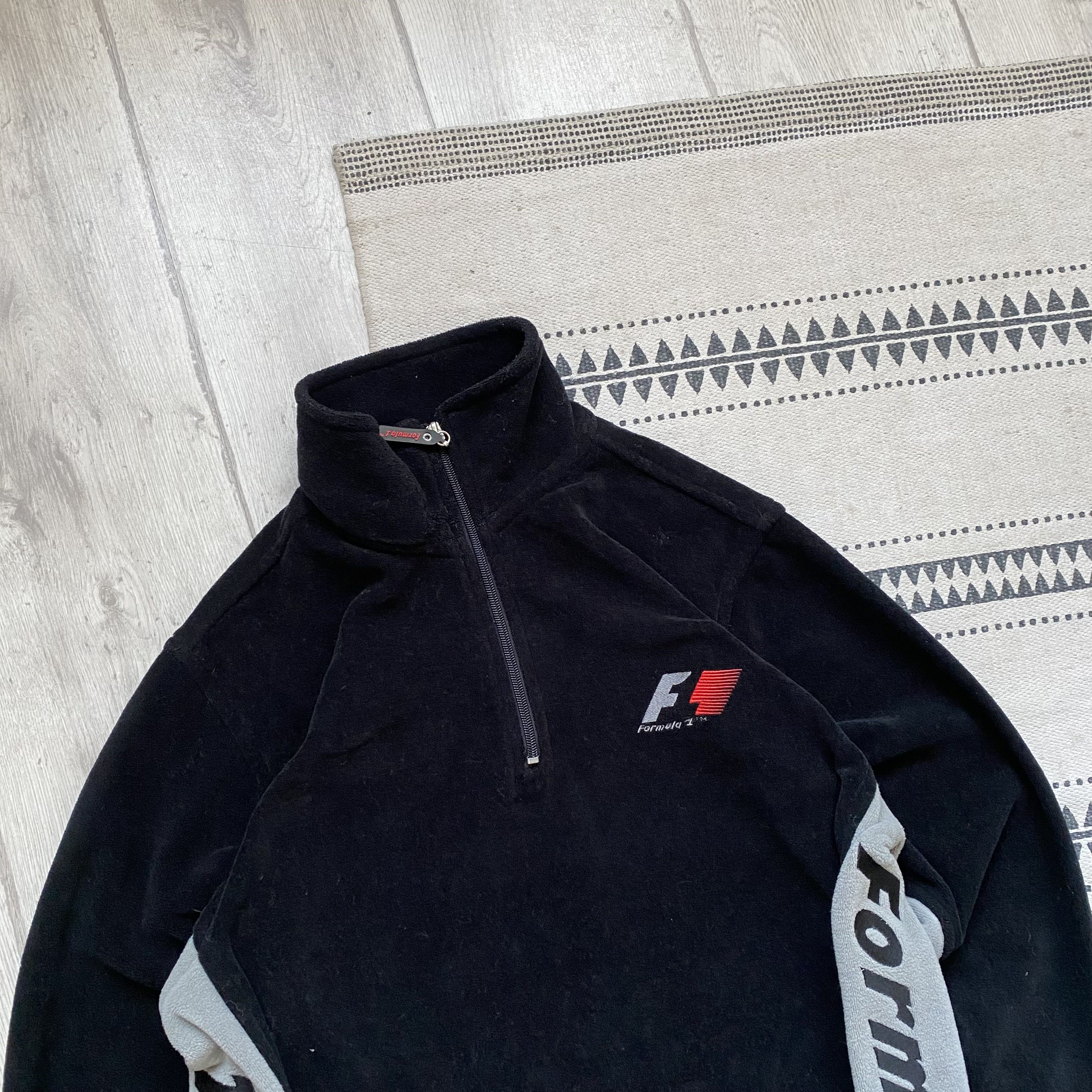 Ferrari 🏎️ Vintage Racing Formula 1 fleece sweater half zip logo Size US S / EU 44-46 / 1 - 2 Thumbnail