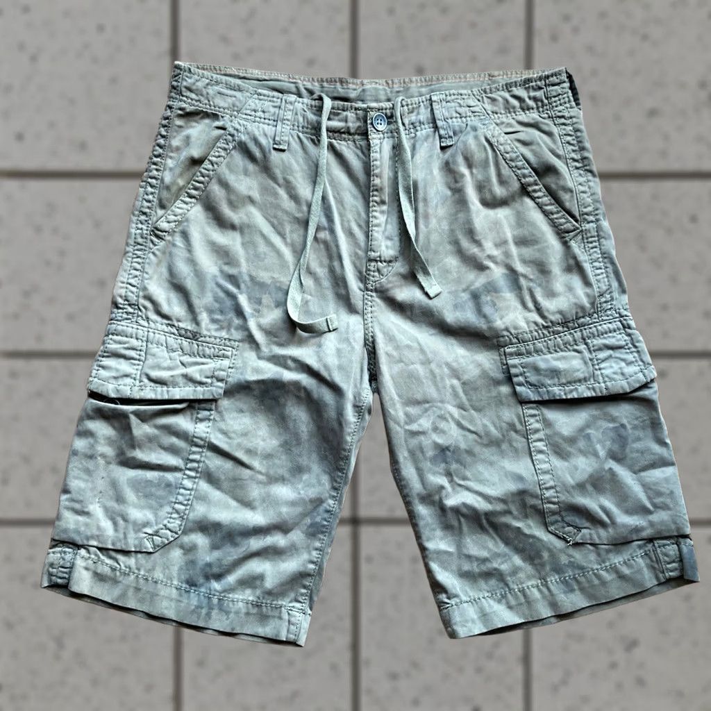 True Religion True Religion Cargo Shorts Mens 34 Camouflage Trooper Grunge Military Drawstring Size US 34 / EU 50 - 1 Thumbnail