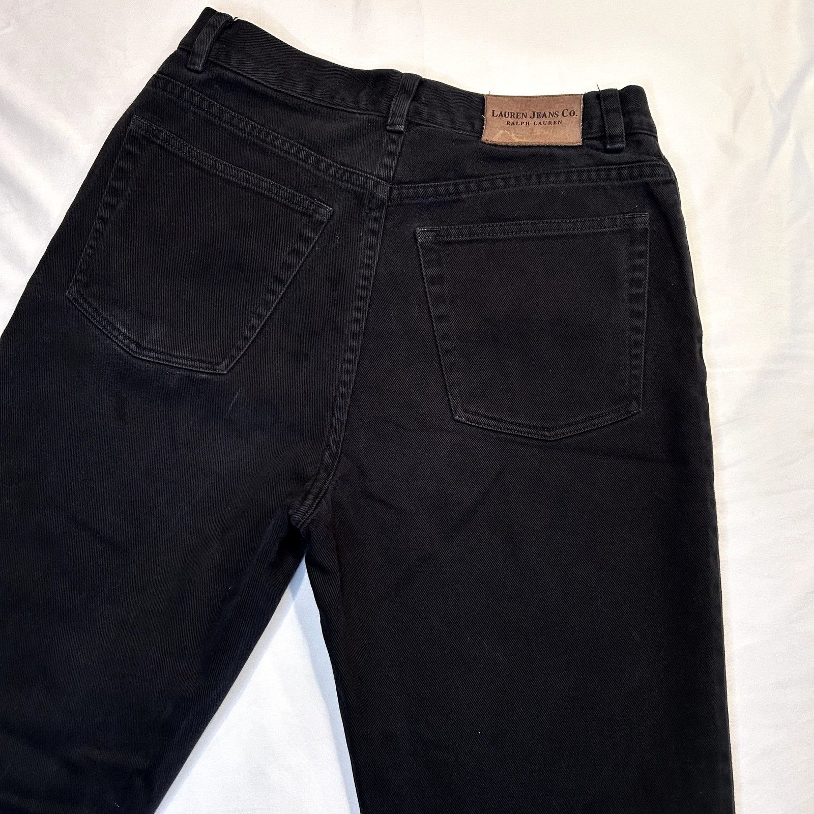 Ralph Lauren Ralph Lauren Jeans Black Straight Leg High Waisted Size 27" Size 27" / US 4 / IT 40 - 4 Thumbnail
