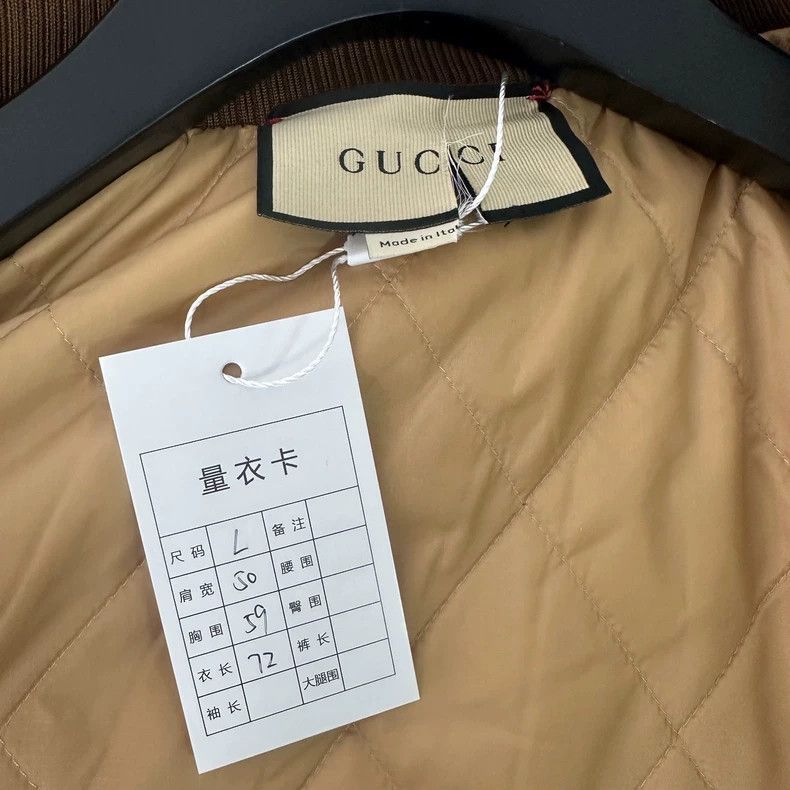 Gucci GucciLambskin flower double G stitching stand-up collar zip Size US L / EU 52-54 / 3 - 6 Thumbnail