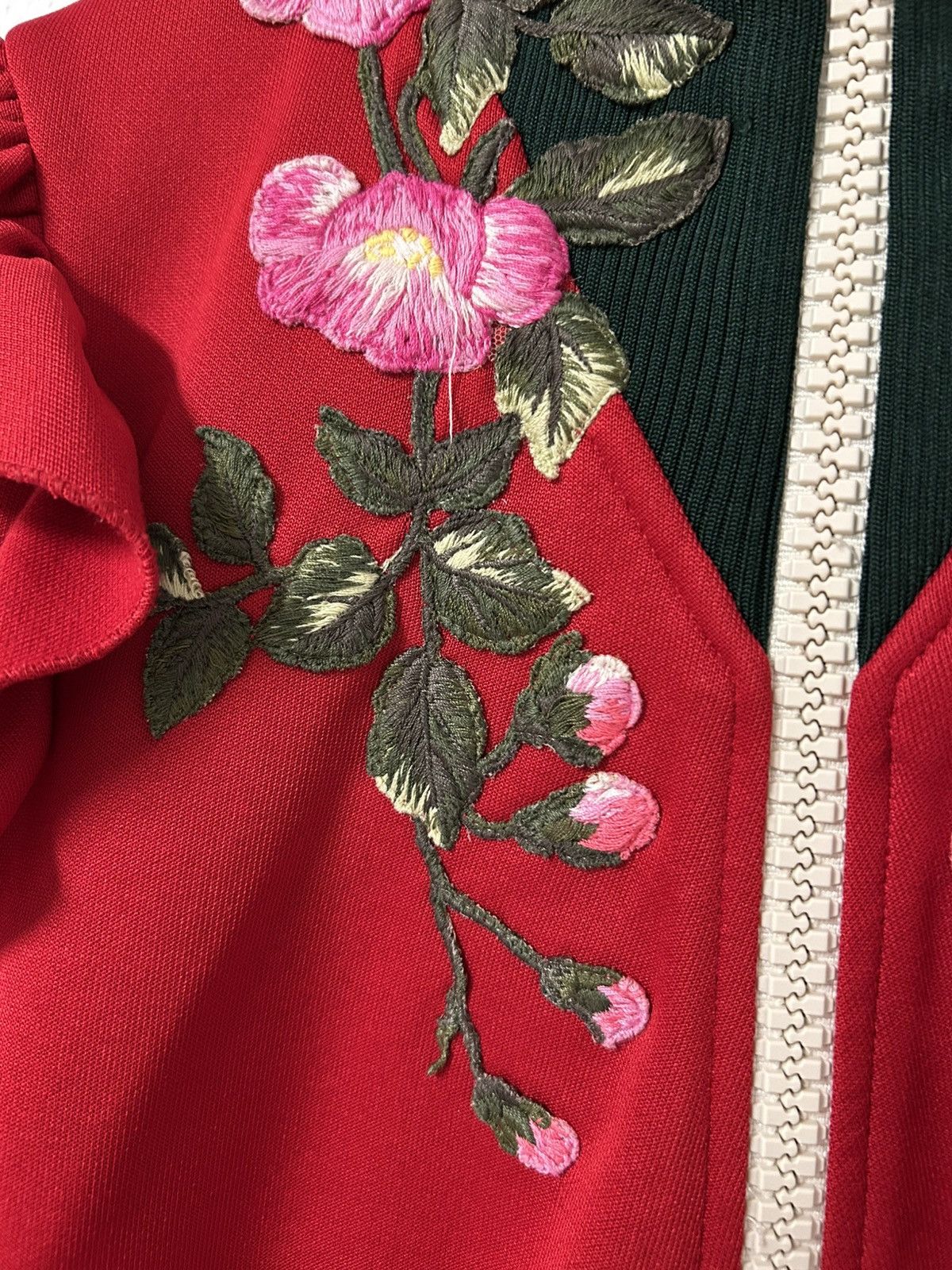 Gucci FW2017 Floral Embroidered Zip Jacket Size US XS / EU 42 / 0 - 7 Thumbnail