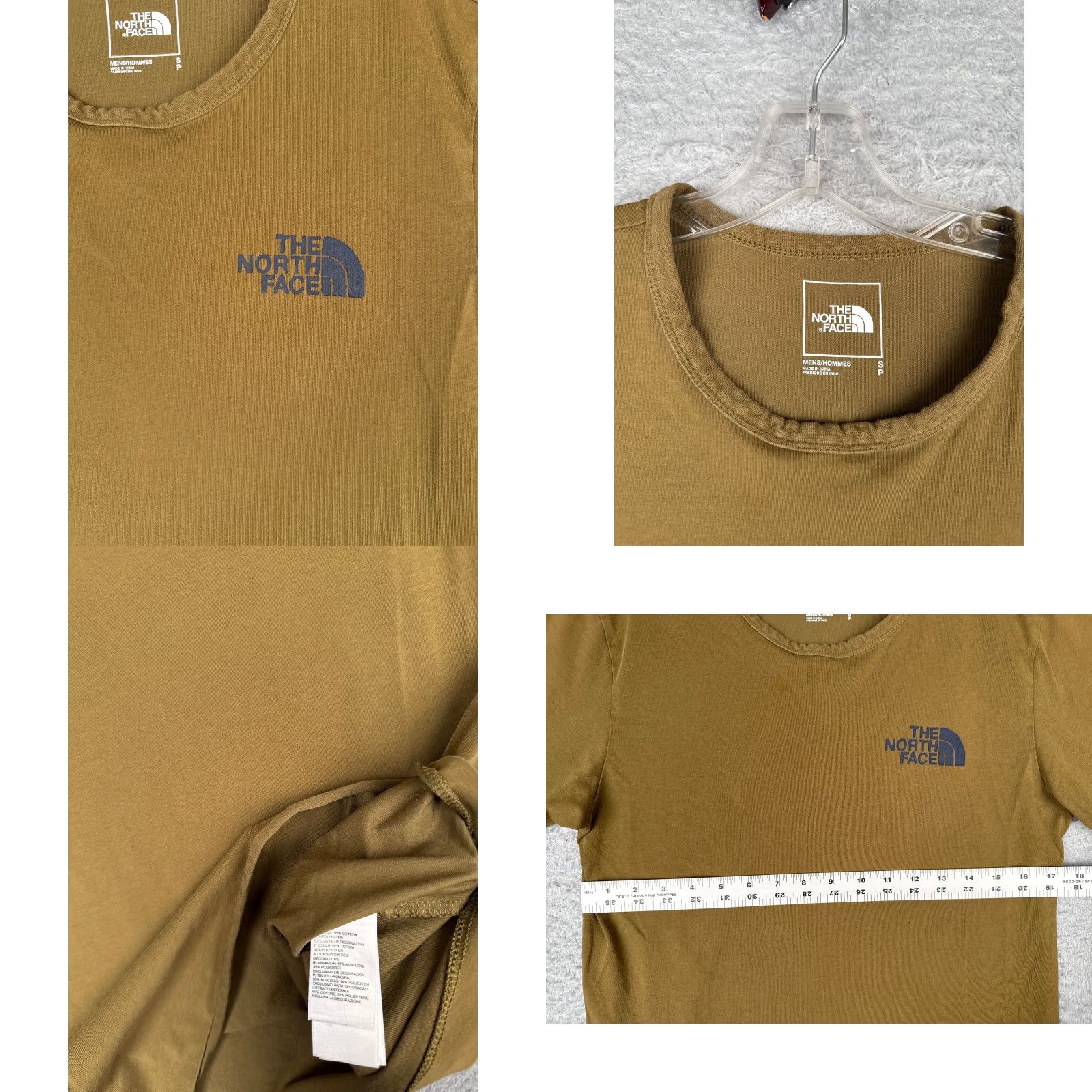 The North Face The North Face Shirt Men Small Brown Short Sleeve Crew Neck Cotton Blend READ Size US S / EU 44-46 / 1 - 8 Thumbnail