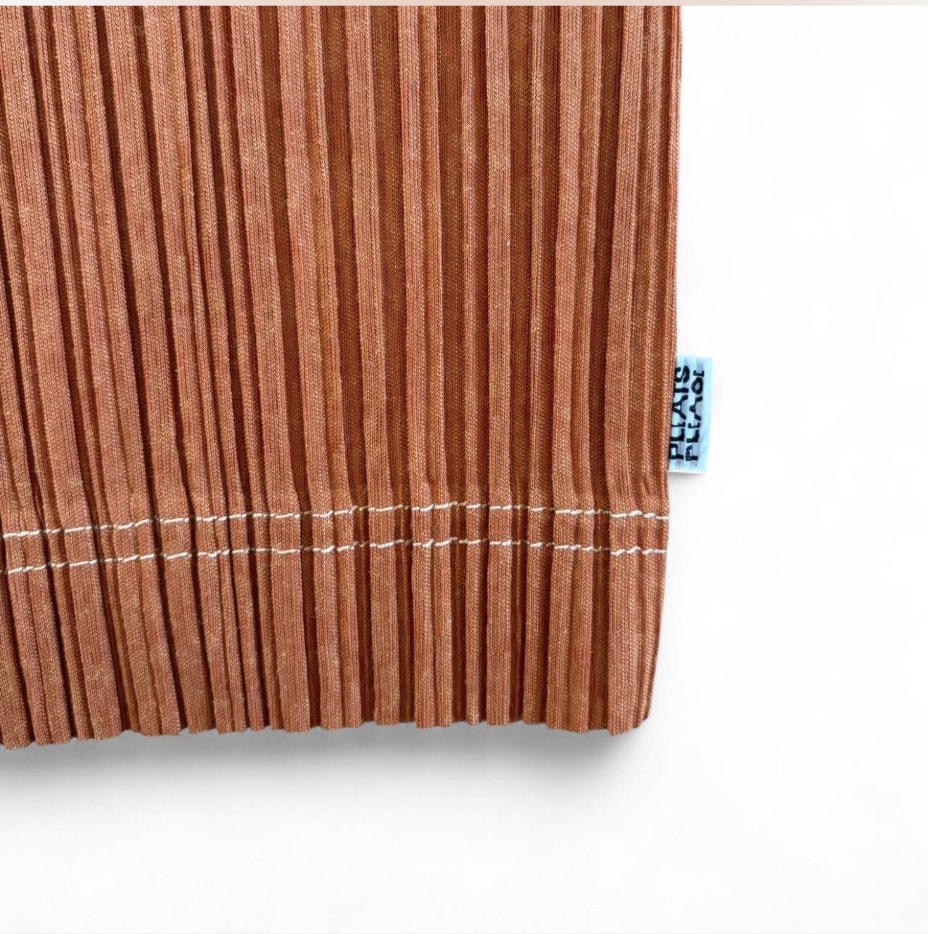 Issey Miyake Pleats Please Issey Miyake Pleated Cardigan Jacket Rust Size M / US 6-8 / IT 42-44 - 6 Thumbnail