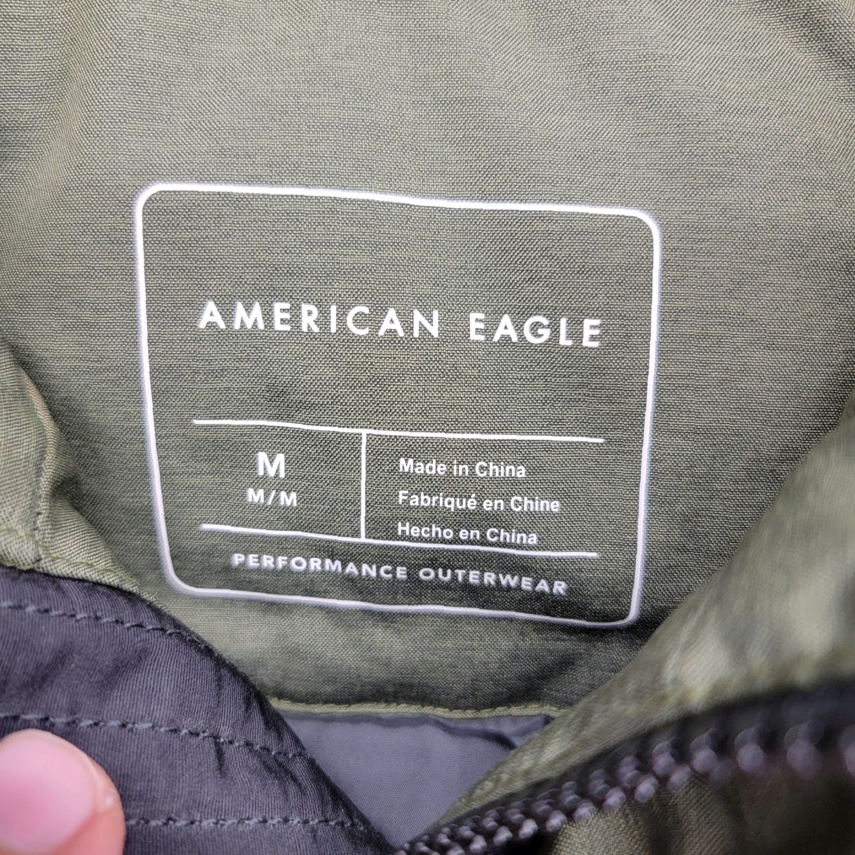 American Eagle Outfitters American Eagle Outfitters Jacket Hooded Quilted 3-in-1 Outerwear Size M Green Black Mens Size US M / EU 48-50 / 2 - 4 Thumbnail
