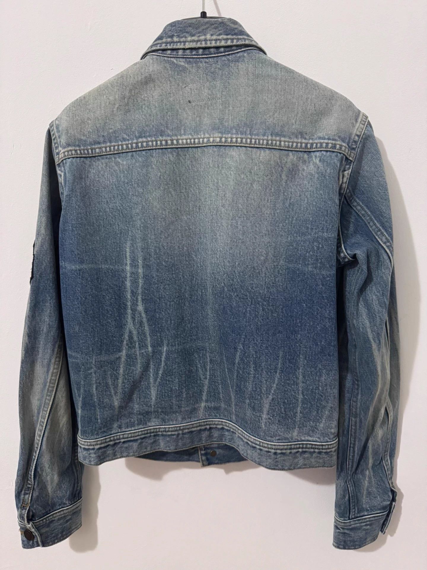 Saint Laurent Paris Authentic Saint Laurent SLP16FW Light BlueDenim Jacket Size S / US 4 / IT 40 - 2 Thumbnail