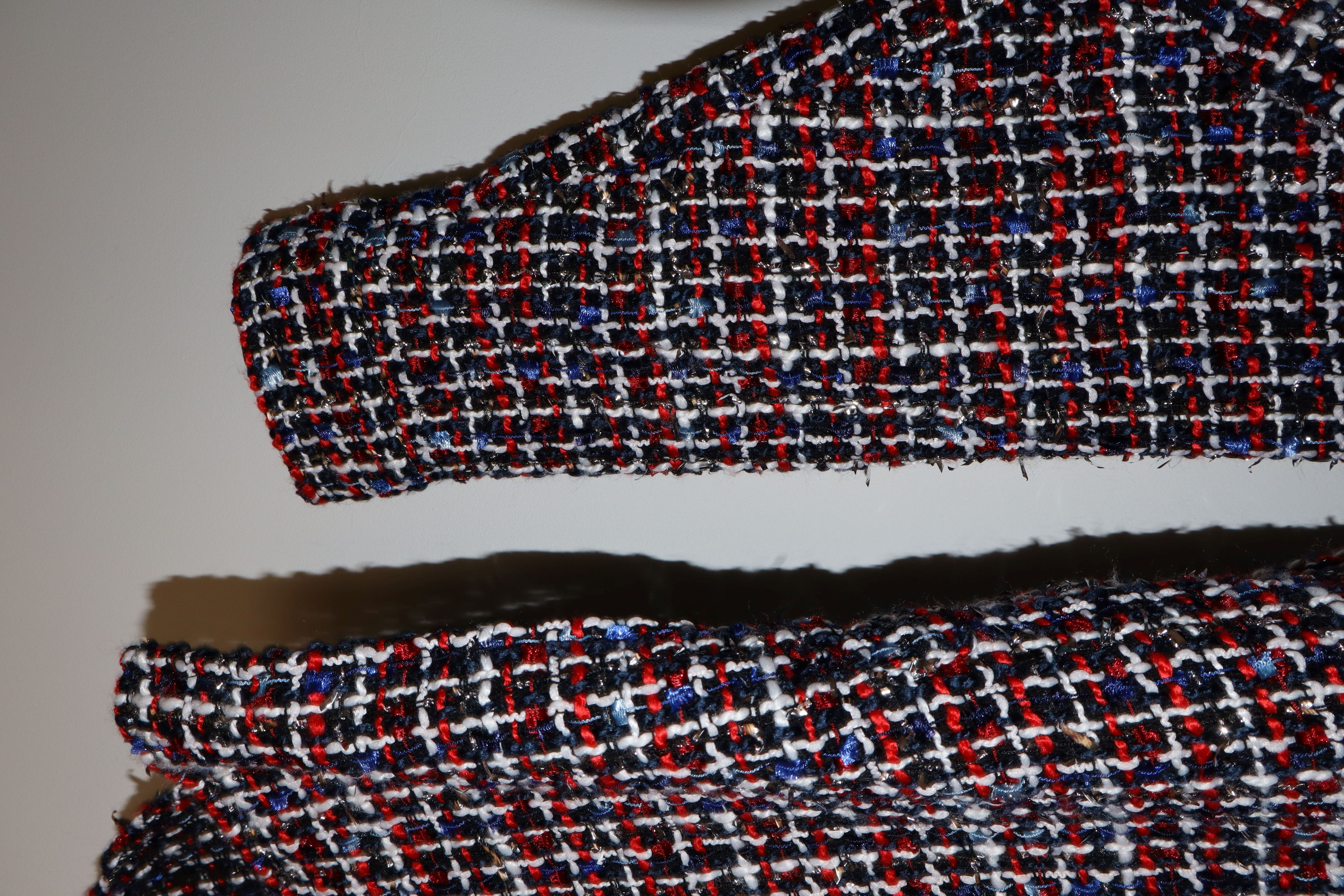 Faith Connexion oversized tweed jewel shirt Size US S / EU 44-46 / 1 - 13 Thumbnail