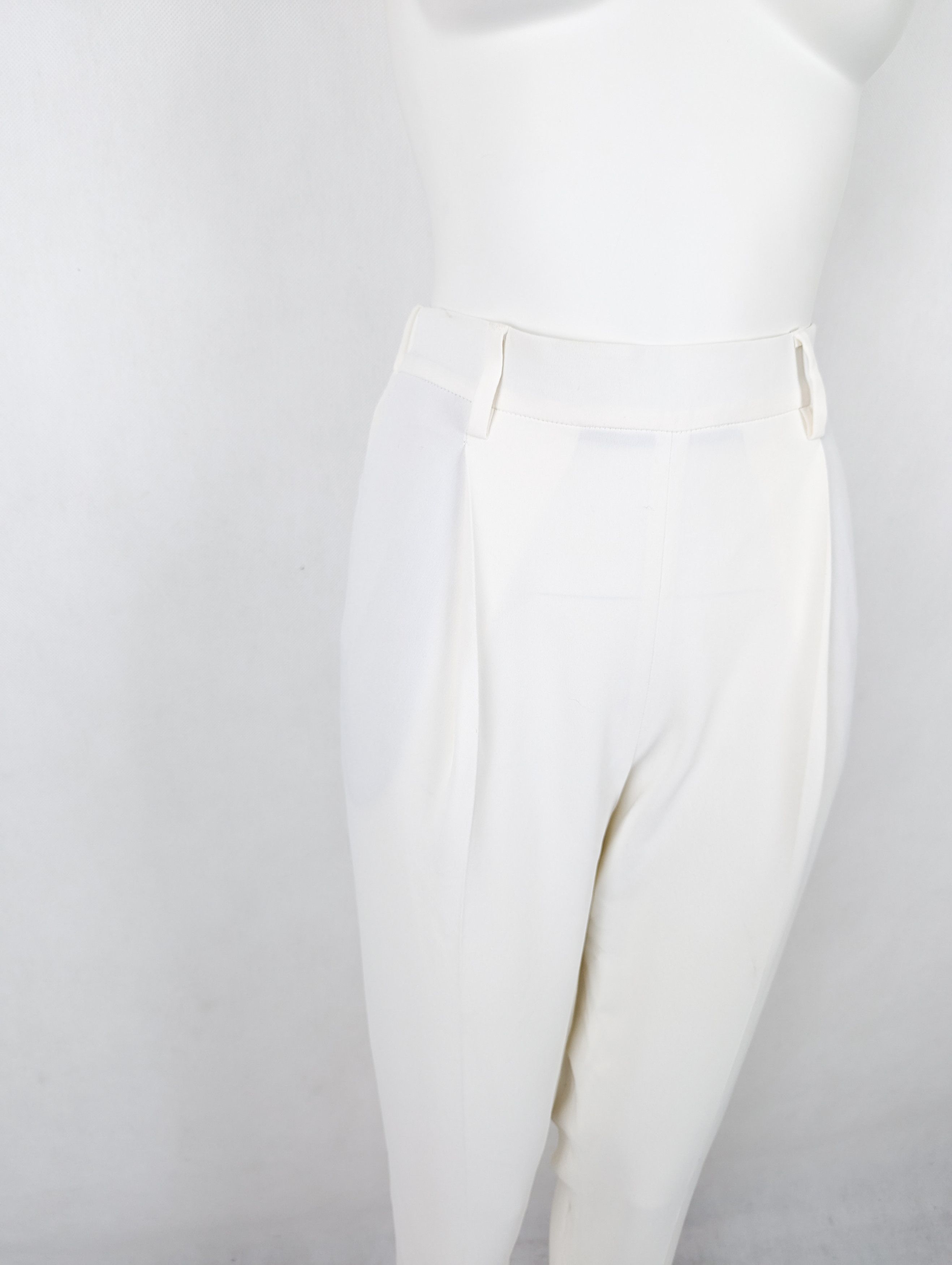 Brunello Cucinelli Brunello Cucinelli white trousers pants Size 26" / US 2 / IT 38 - 3 Thumbnail