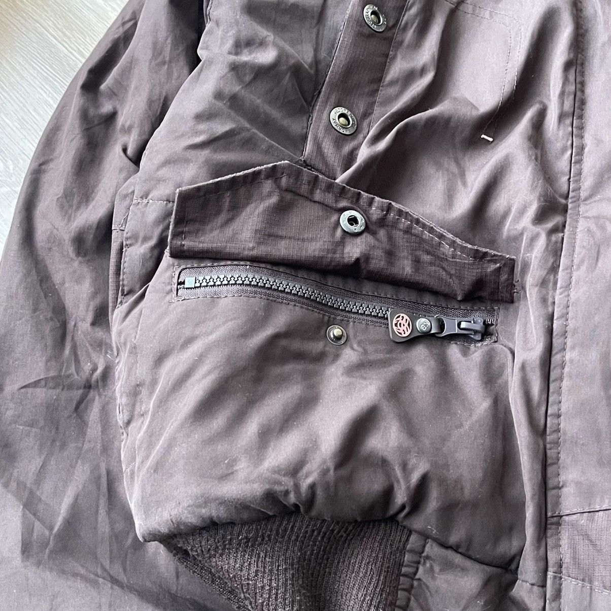If Six Was Nine Vintage Fur Multi Pocket Bomber Jacket LGB Style Size US L / EU 52-54 / 3 - 11 Thumbnail