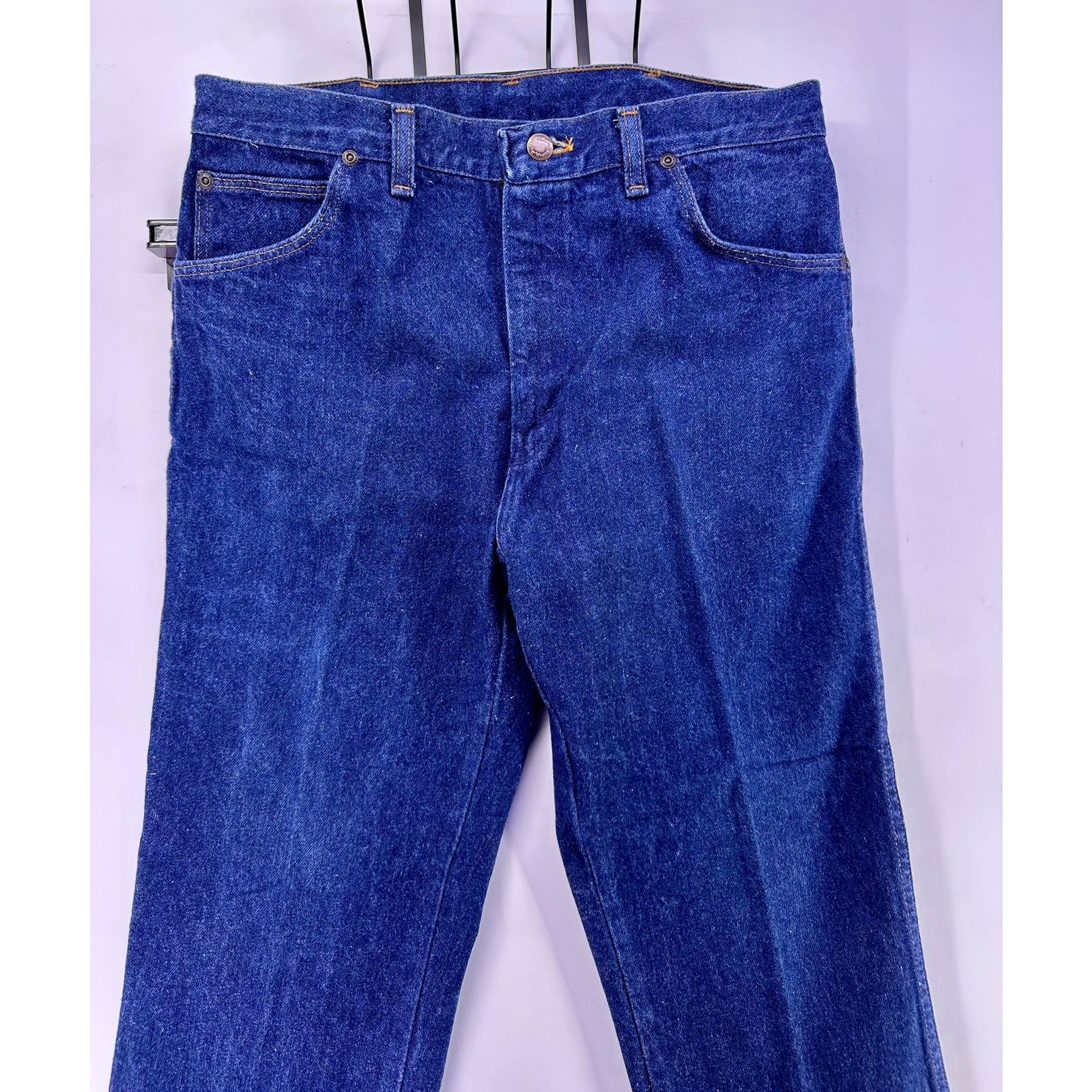 Wrangler Vintage Wrangler Jeans Sz 34 X 32 Rigid Denim Style 85223pw Size US 34 / EU 50 - 5 Thumbnail