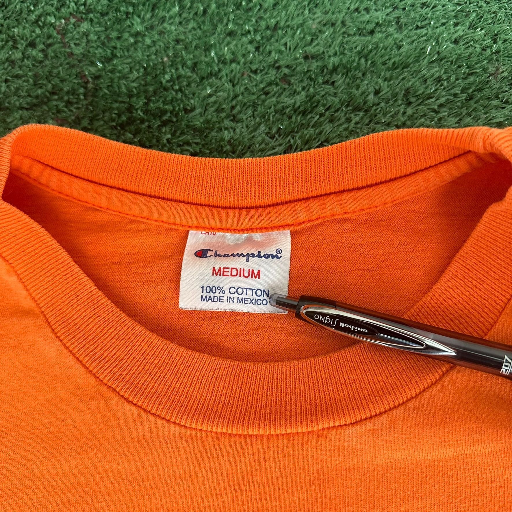 NCAA Vintage Y2K Syracuse University Orange T-Shirt Champion SU C Size US M / EU 48-50 / 2 - 3 Thumbnail