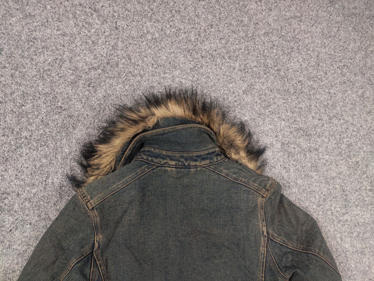 Hysteric Glamour Vintage Y2K Clockhouse denim Fur Jacket if six was nine LGB Size M / US 6-8 / IT 42-44 - 9 Thumbnail