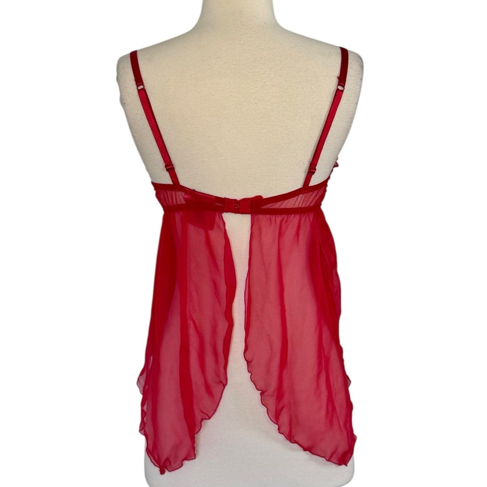 Victoria's Secret Vintage Y2K VICTORIA’S SECRET Cherry Embroidered Cami 34B Size ONE SIZE - 7 Thumbnail