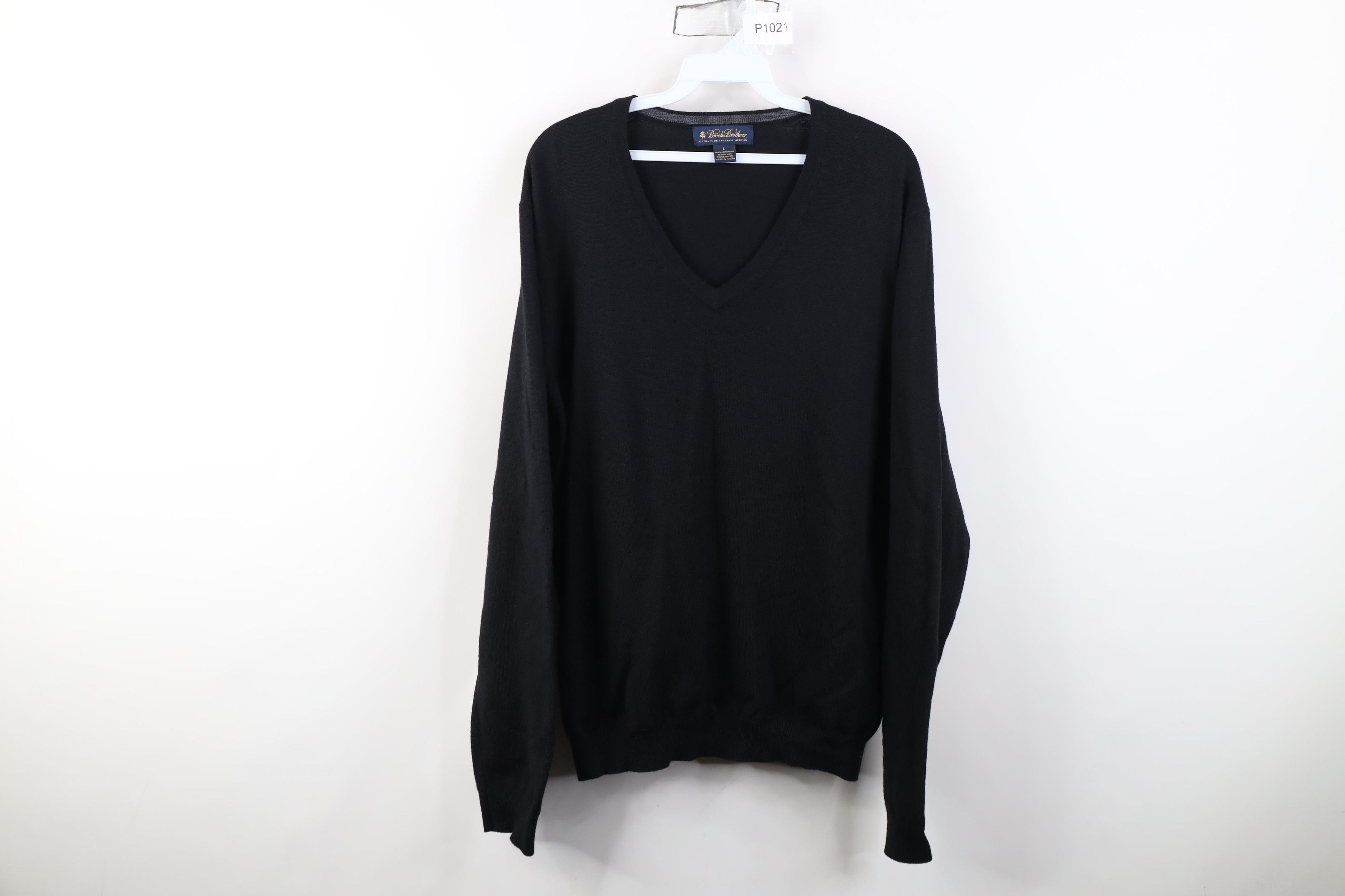 Brooks Brothers Vintage Brooks Brothers Fine Italian Merino Wool Sweater Size US L / EU 52-54 / 3 - 1 Thumbnail