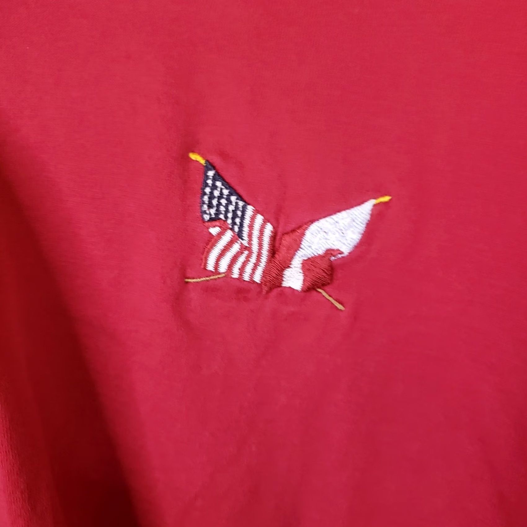 Vintage VINTAGE Slazenger Polo Shirt Mens M Solid Red Logo Secession Golf Club Flags Shirt Size US M / EU 48-50 / 2 - 4 Thumbnail