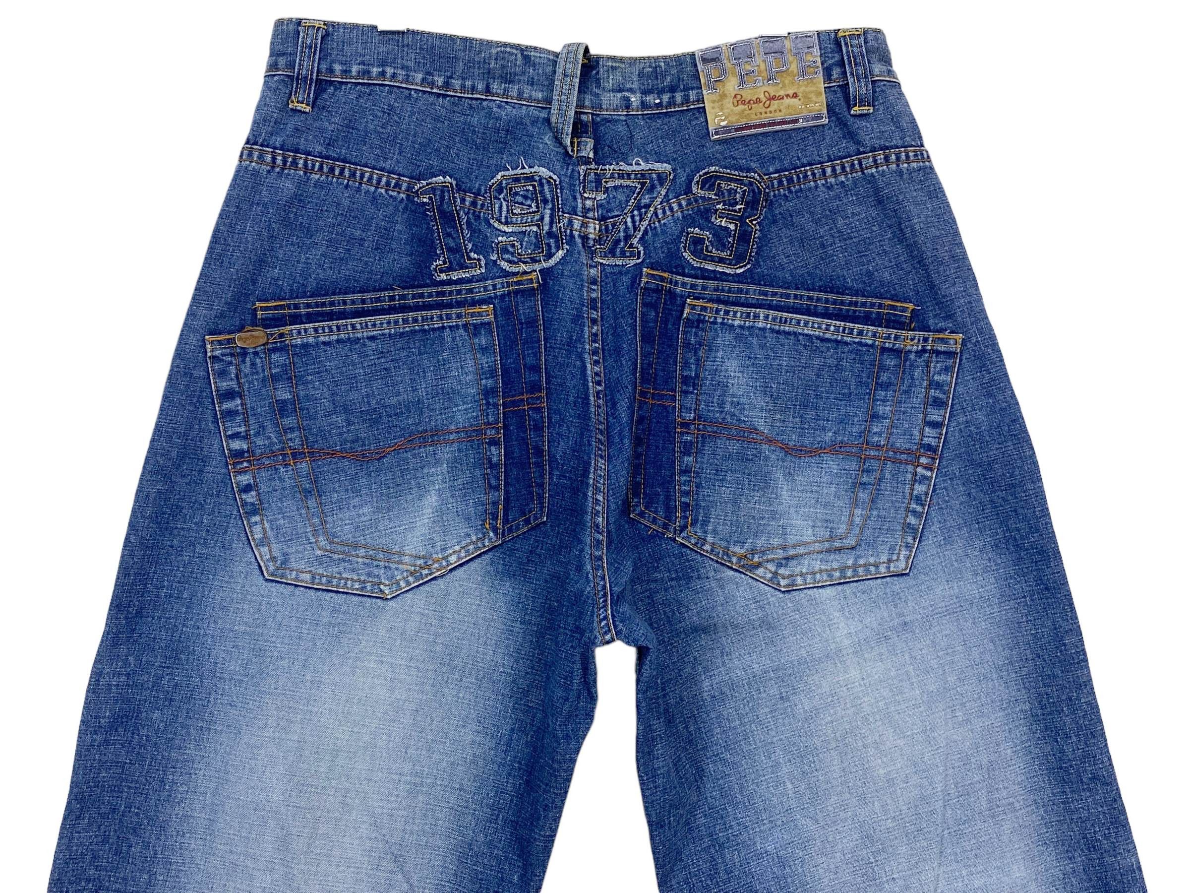 Japanese Brand Pepe Baggy Jeans Hip Hop Skateboard Jeans Size US 36 / EU 52 - 6 Thumbnail