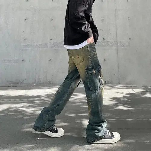 Japanese Brand Fashion Straight-leg Pocket Vintage Denim Size US 30 / EU 46 - 4 Thumbnail