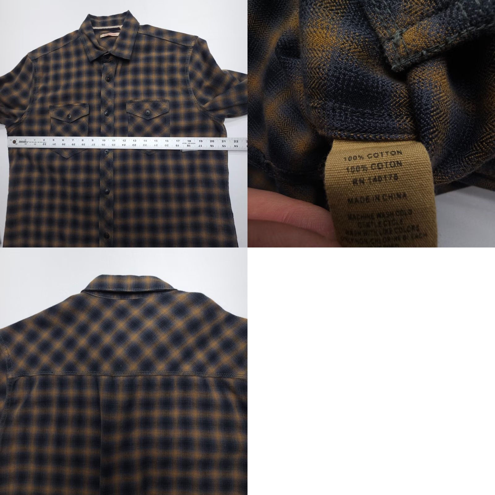 Vintage Jeremiah Shirt Mens M Plaid Flannel Cotton Long Sleeve Button-Up Casual Vintage? No, wait Size US M / EU 48-50 / 2 - 8 Thumbnail