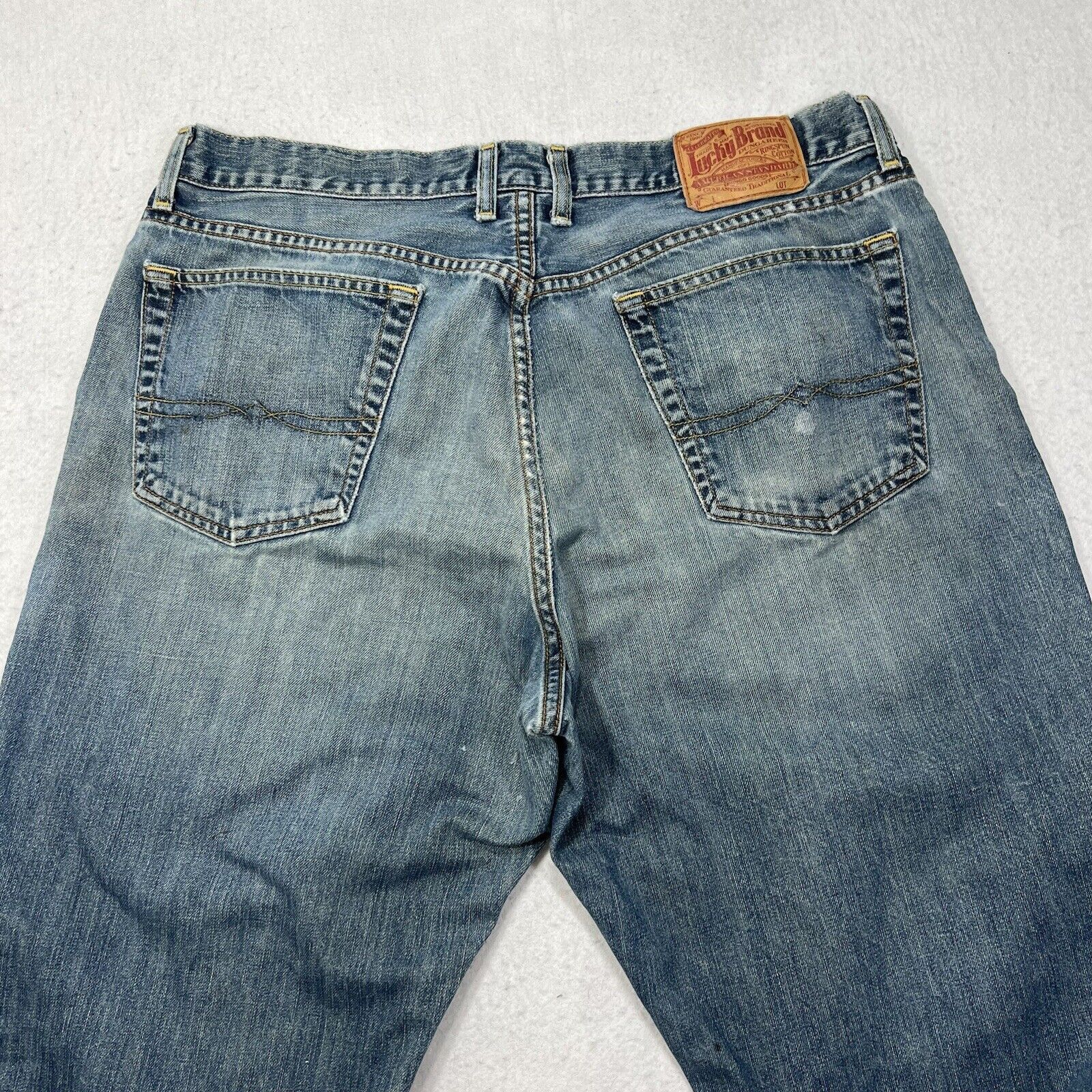 Lucky Brand Vintage Lucky Brand Gene Montesano Boot Cut Denim Jeans USA Size US 36 / EU 52 - 8 Thumbnail