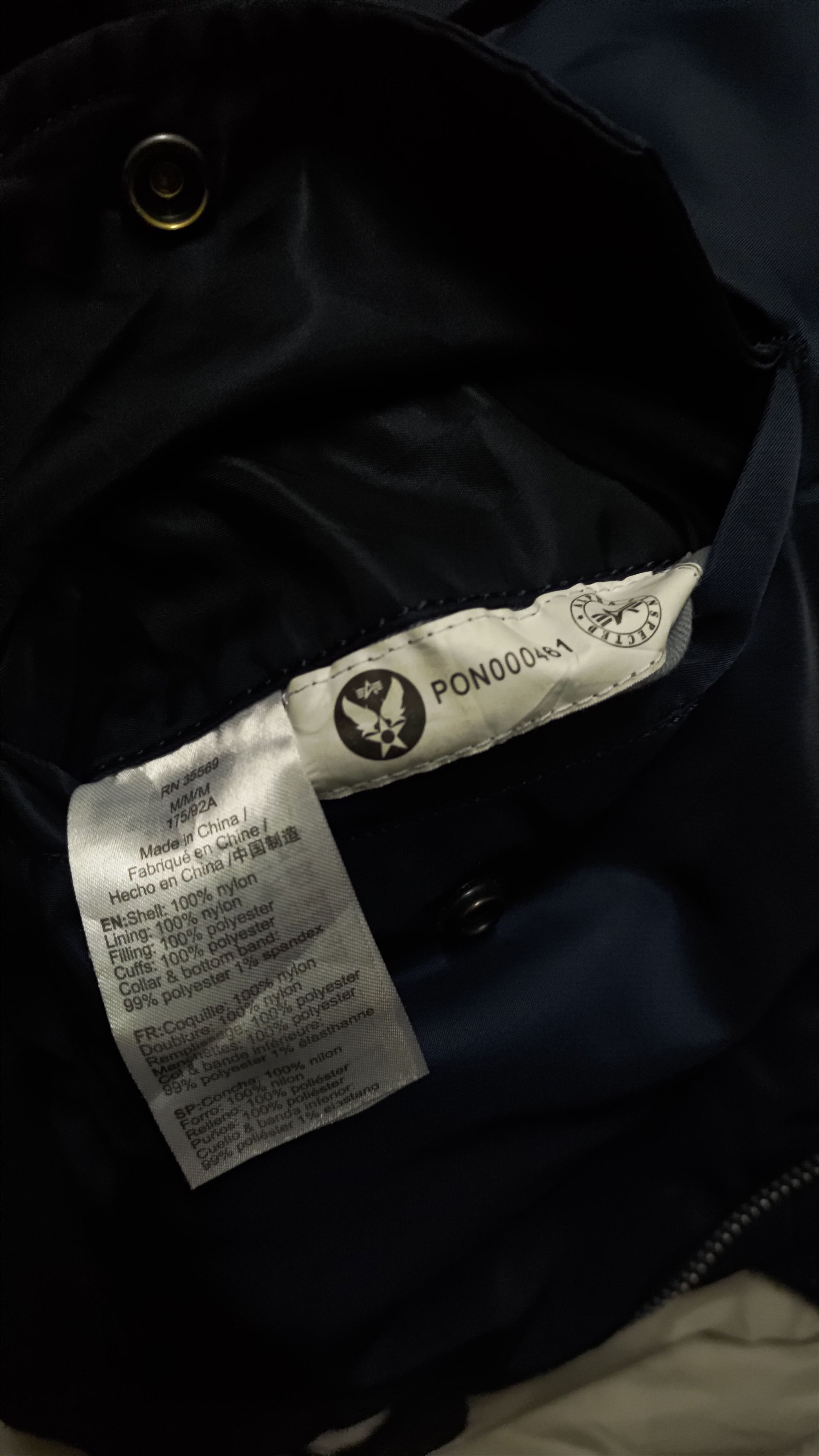 Anti Social Social Club ALPHA INDUSTRIES X ANTI SOCIAL SOCIAL CLUB BOMBER JACKET Size US M / EU 48-50 / 2 - 14 Thumbnail