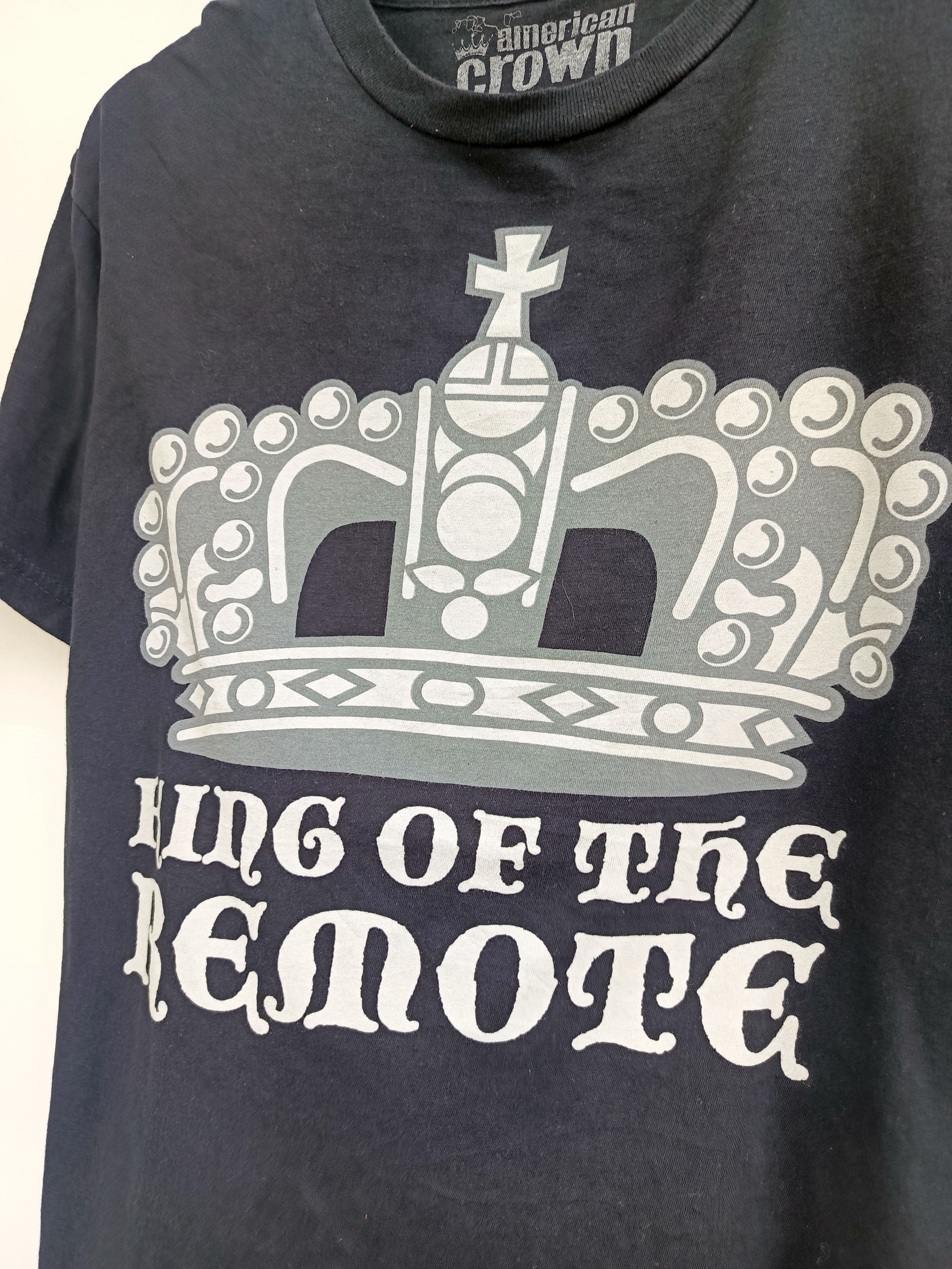 Other American Crown “King of the Remote” Tee – Crown Graphic Size US M / EU 48-50 / 2 - 4 Thumbnail