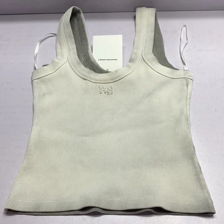 Alexander Wang Alexander Wang Fitted Logo Tank Top for Women - Size S / US 4 / IT 40 - 8 Thumbnail