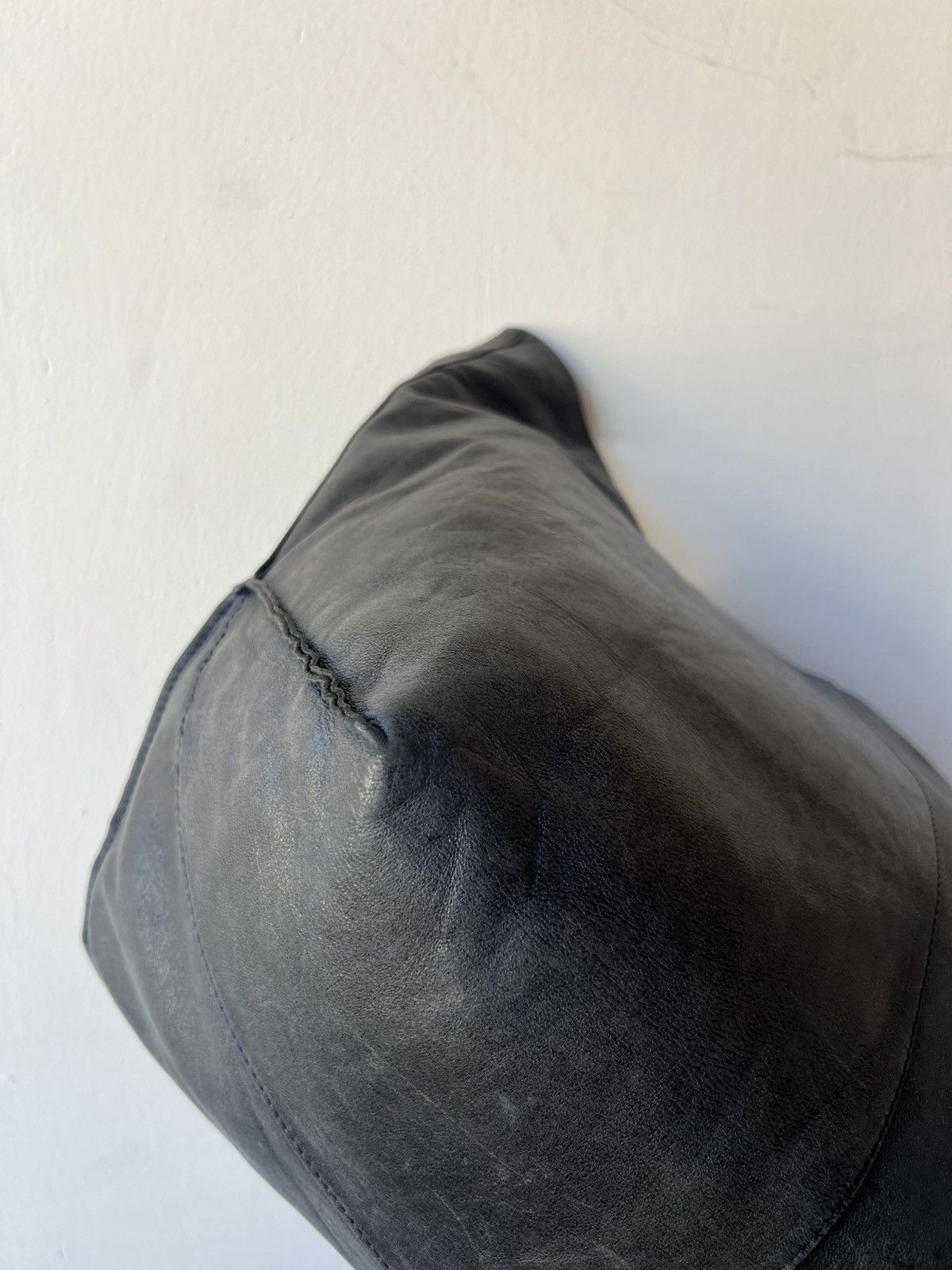 Leather Jurgen Lehl Japan Faded Patina Leather Asymmetrical Bag Size ONE SIZE - 17 Thumbnail