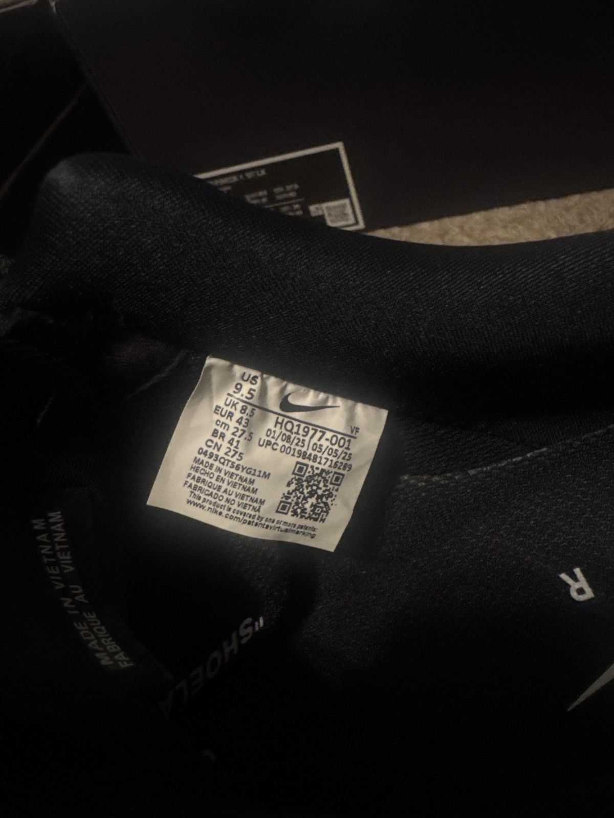 Nike Nike Air Force 1 Low '07 LX 3X Celebration Triple Black Size US 9 / EU 42 - 7 Thumbnail
