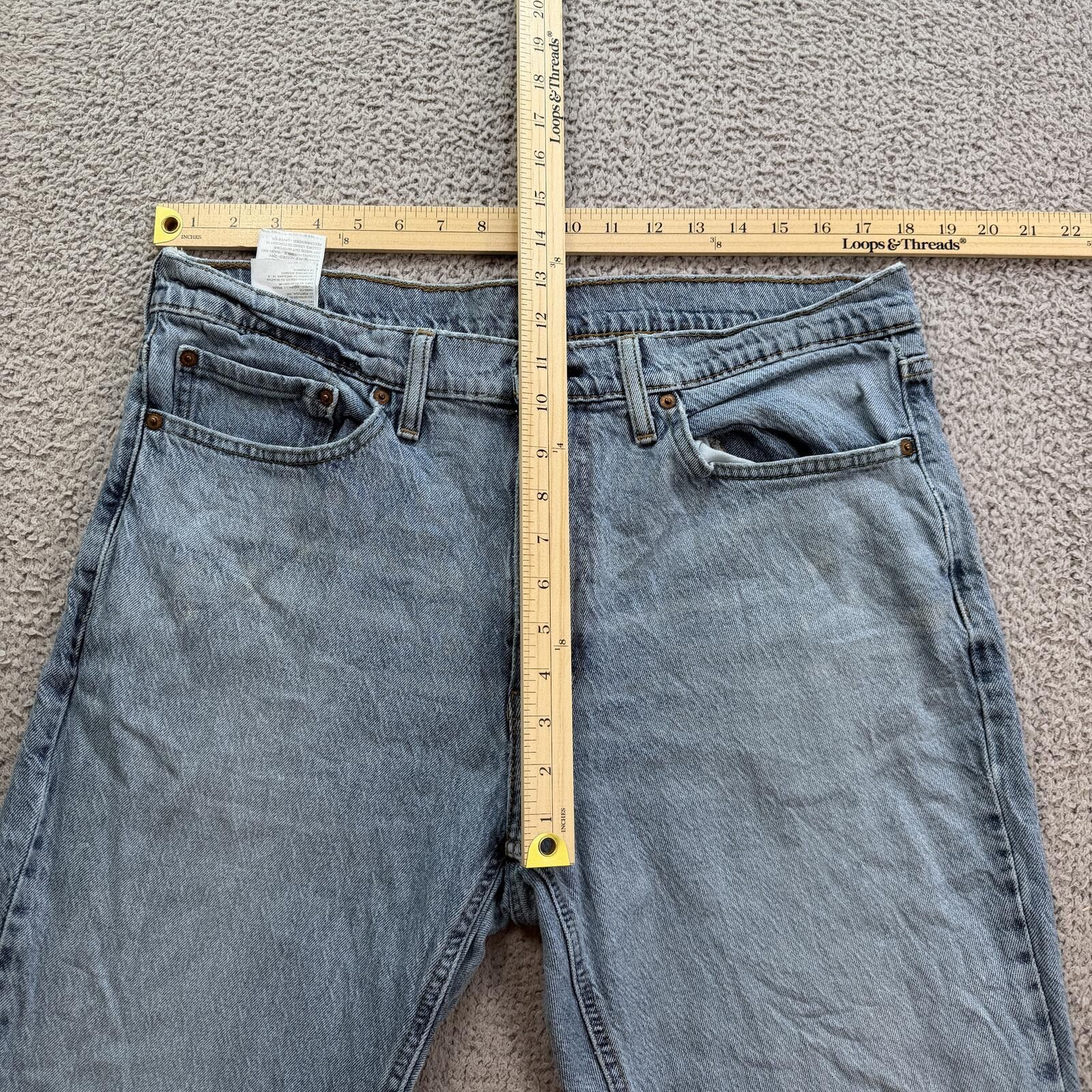 Levi's Levis 541 Athletic Taper Light Wash Jeans Men 36x30 Fade Y2K Size US 36 / EU 52 - 3 Thumbnail