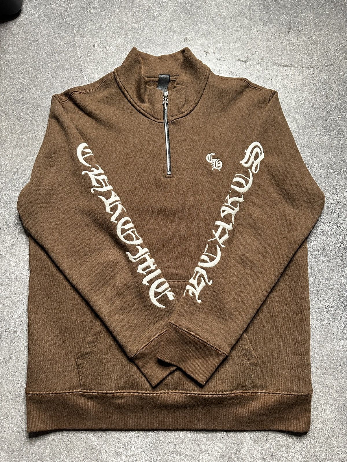 Chrome Hearts Chrome Hearts Slo Ride Brown Quarter Zip Size US L / EU 52-54 / 3 - 1 Thumbnail