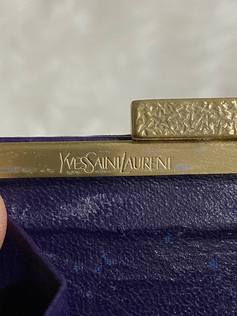 Yves Saint Laurent Yves Saint Laurent Bifold Vintage Leather Colourful Wallet Size ONE SIZE - 7 Thumbnail