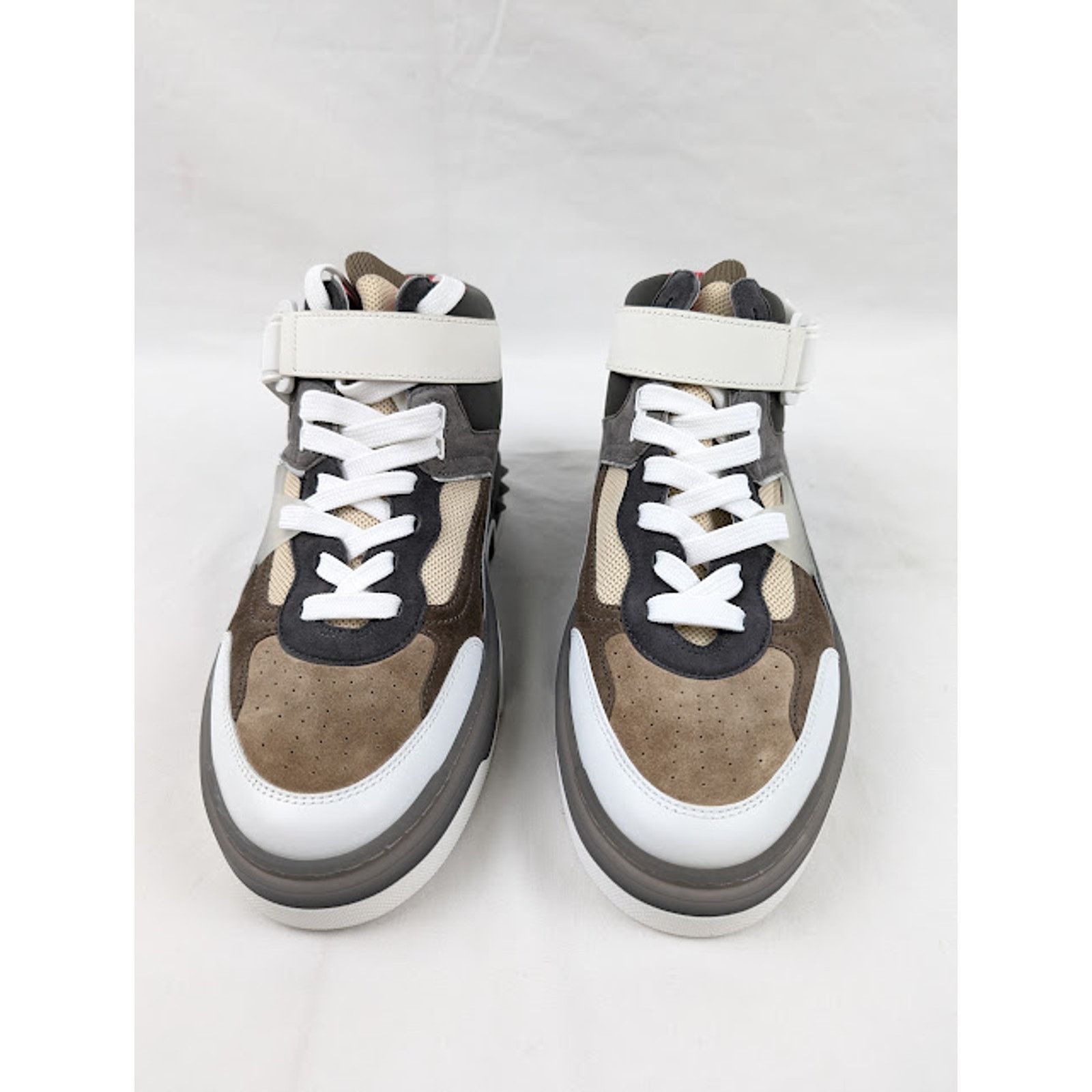 Christian Louboutin o1rshd1 Astroloubi Mid Flat Sneakers Saharienne/Smoke Grey Size US 12 / EU 45 - 10 Thumbnail