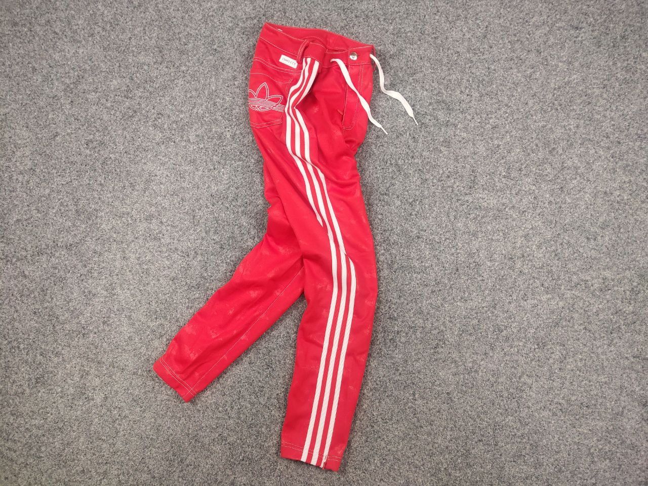 Adidas Adidas Originals x Fiorucci Retro 3-Stripe Red Track Pants Size 30" / US 8 / IT 44 - 3 Thumbnail