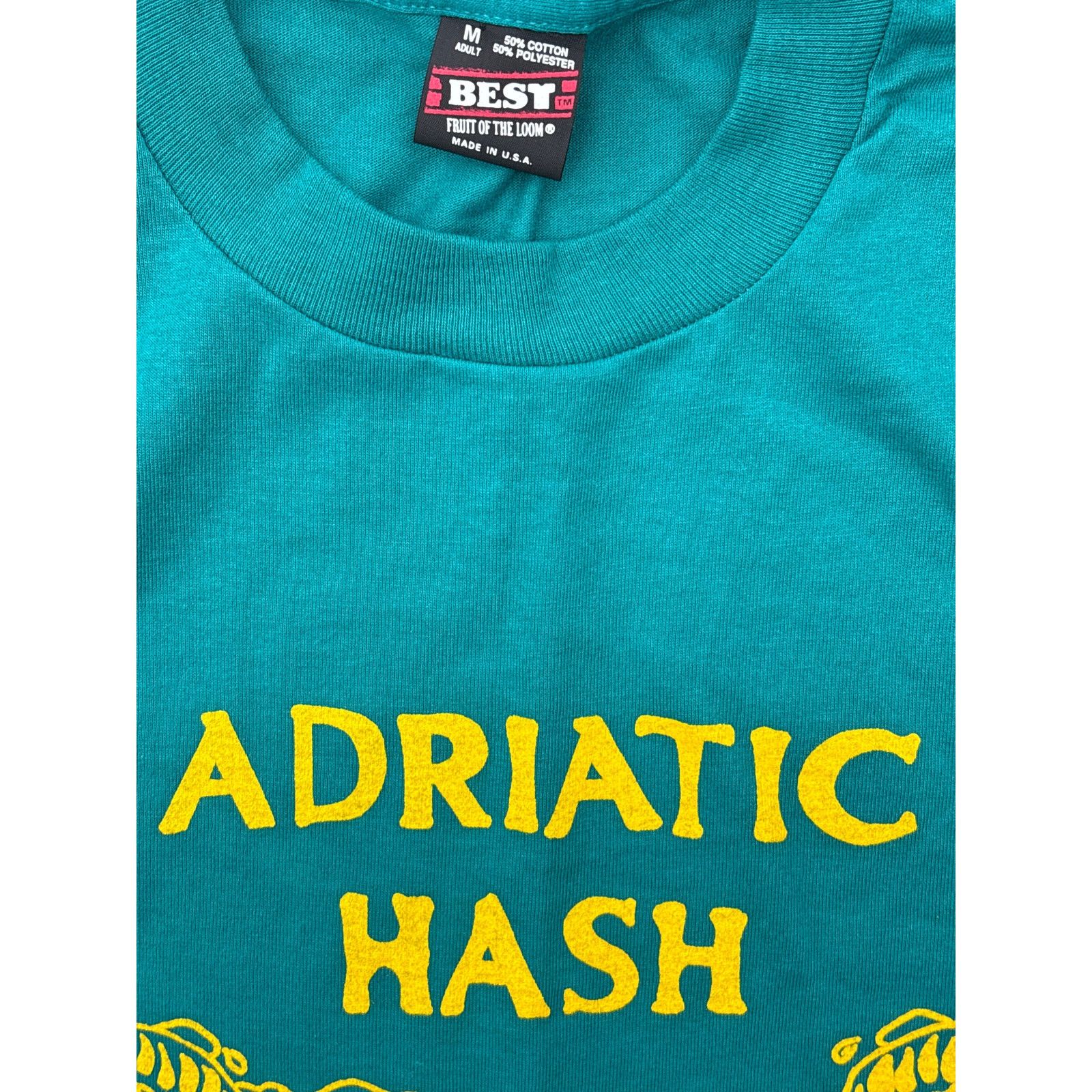 Fruit Of The Loom Vtg 1994 Adriatic Hash run 50th Medium Deadstock shirt Size US M / EU 48-50 / 2 - 2 Thumbnail