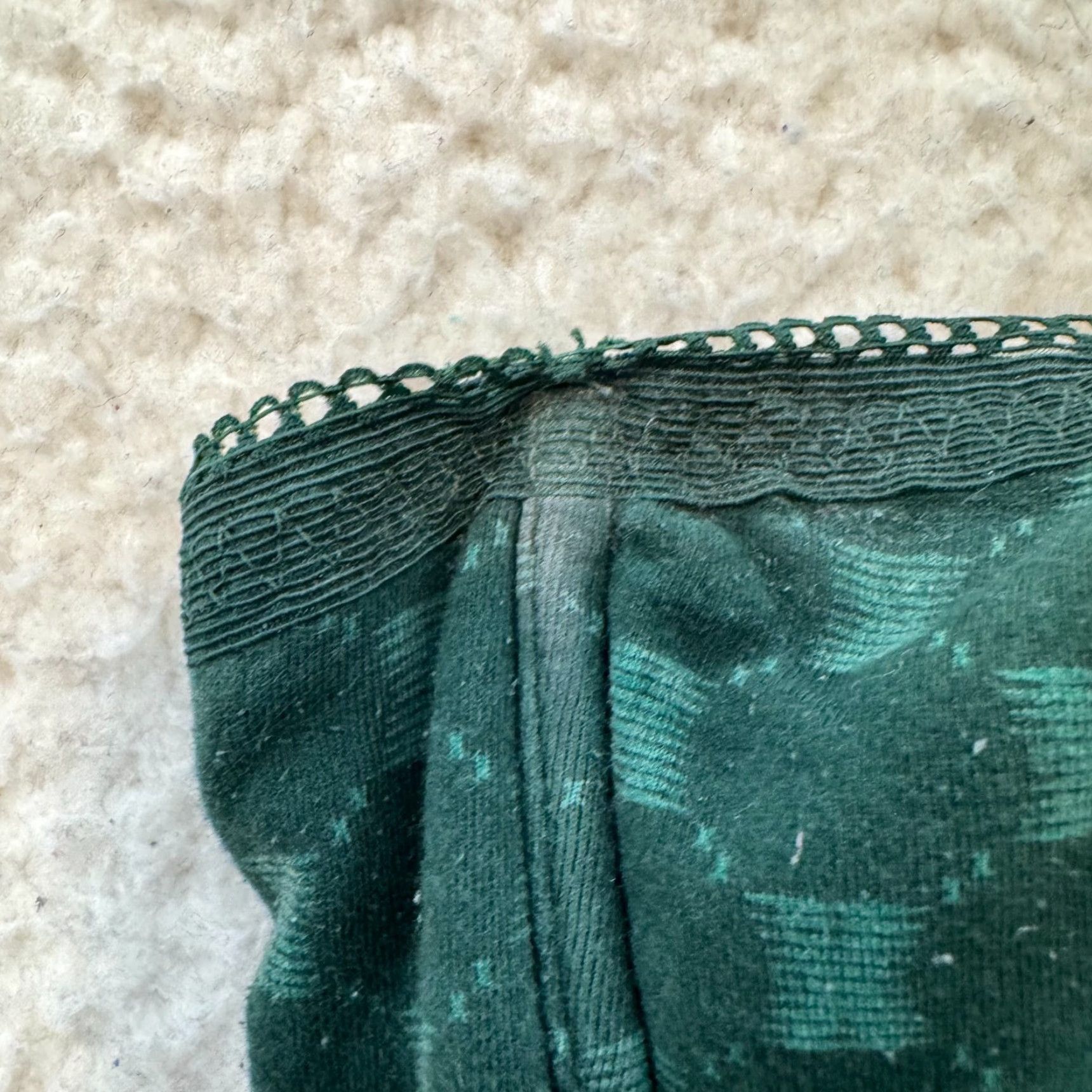 Vintage Savage X Fenty Balconette Bra 44DD Plus Size Emerald Green Unlined Underwire Green Women's Bra DD Balconette Size ONE SIZE - 4 Thumbnail