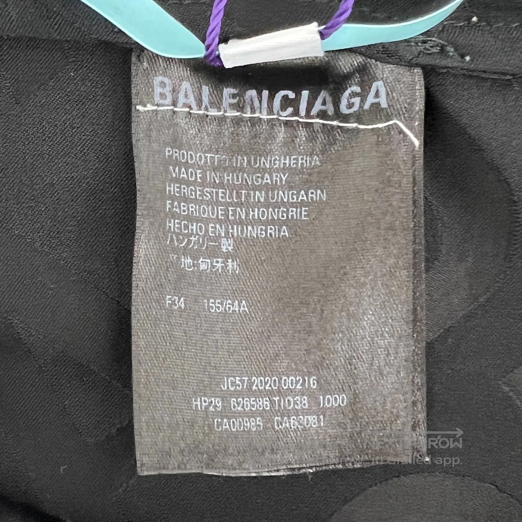 Balenciaga Balenciaga Black Logo Letter Subtle Printed Casual Wide-Le Size US 34 / EU 50 - 8 Thumbnail