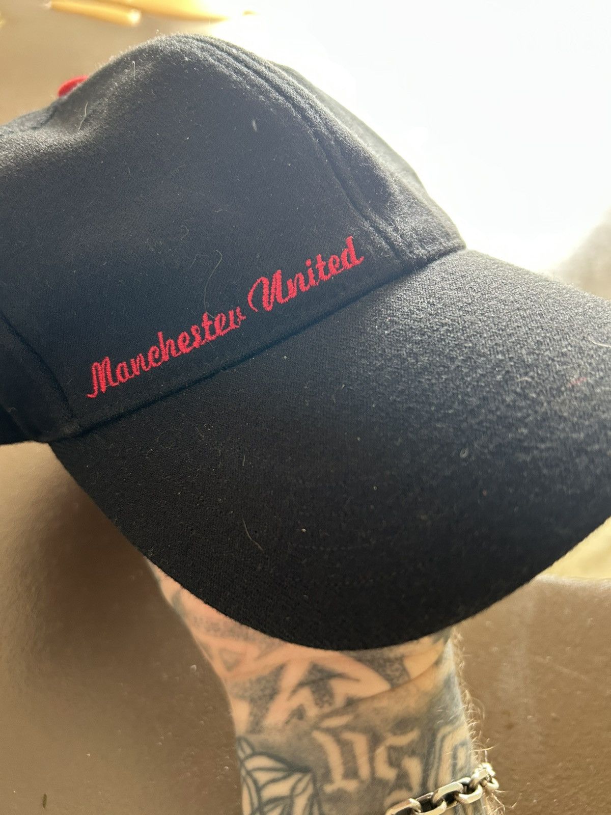 Nike Nike Manchester United Vintage Fitted Hat Black Size ONE SIZE - 4 Thumbnail