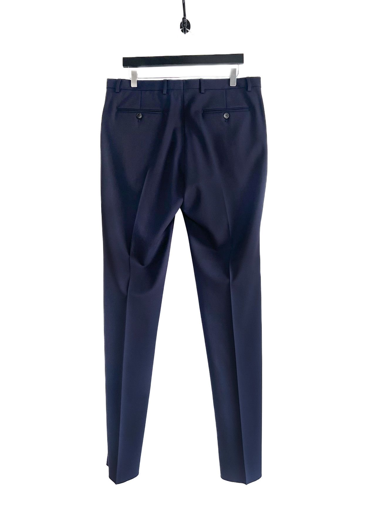 Gucci Gucci Navy Blue Wool Blend Classic Trousers Size US 34 / EU 50 - 2 Thumbnail