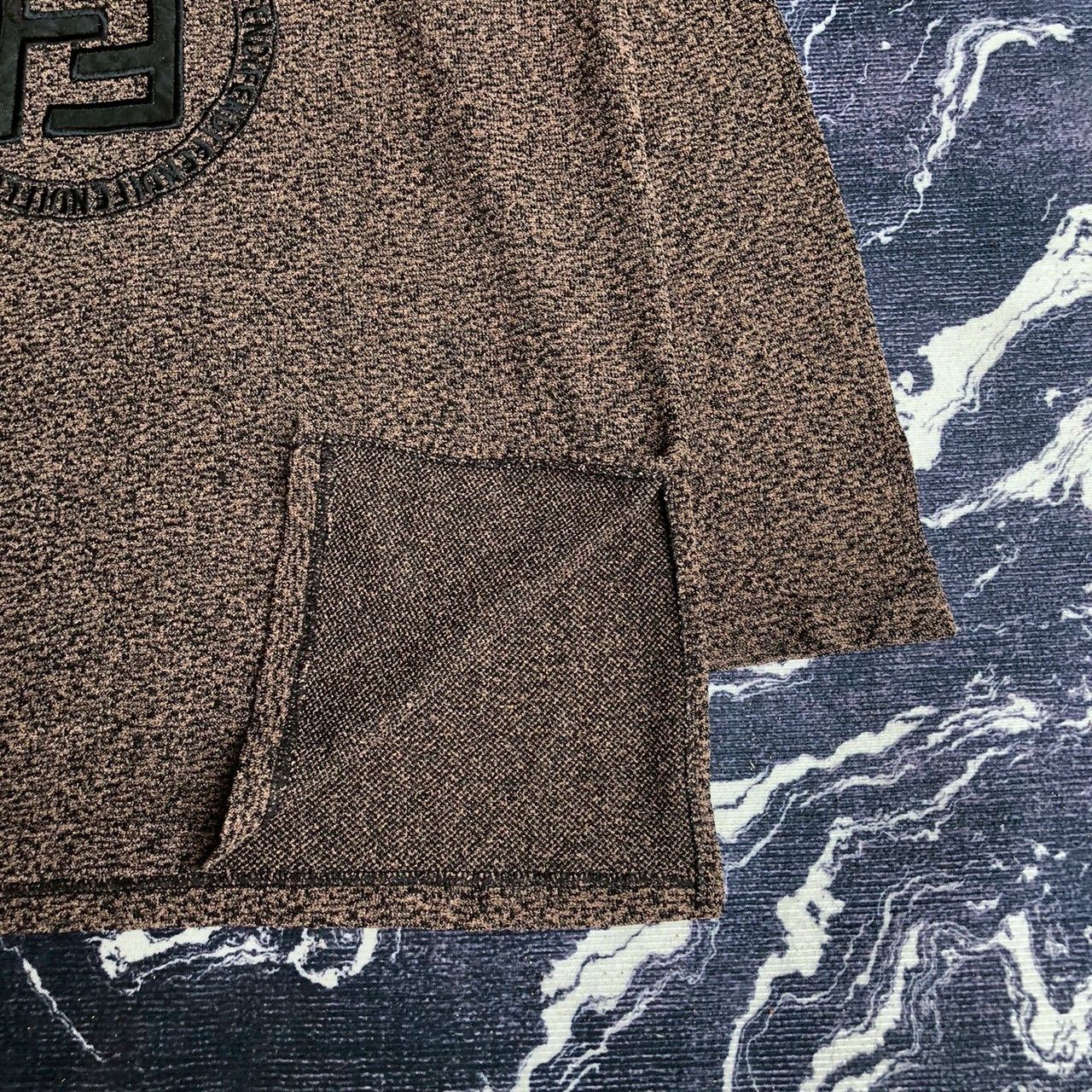 Fendi Vintage Fendi FF Logo Wool Knit Brown Sweater Size M / US 6-8 / IT 42-44 - 5 Thumbnail