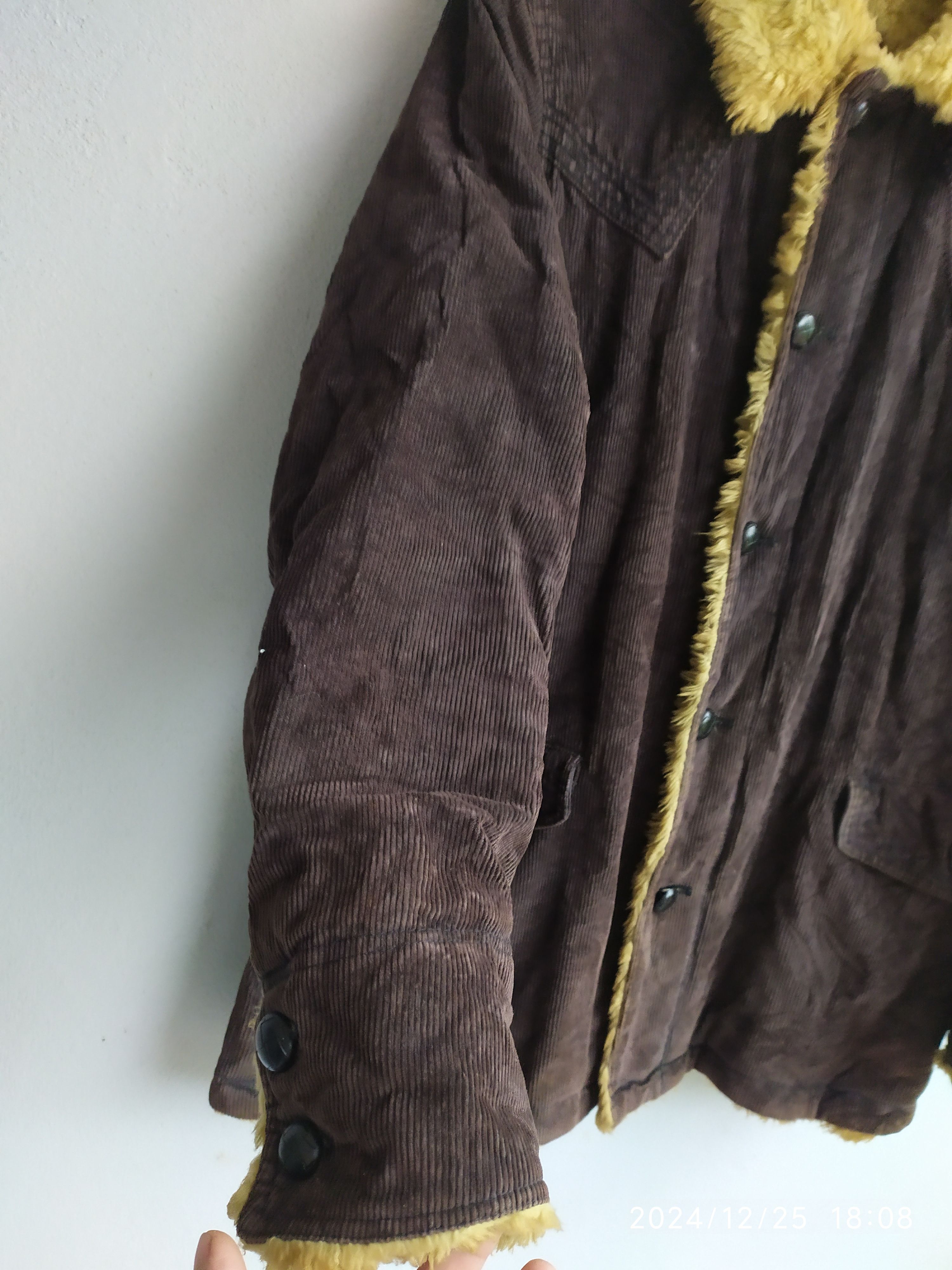 If Six Was Nine × Japanese Brand × Le Grande Bleu (L.G.B.) Japanese Brand Curduroy Fur Faded Jacket Size US M / EU 48-50 / 2 - 5 Thumbnail