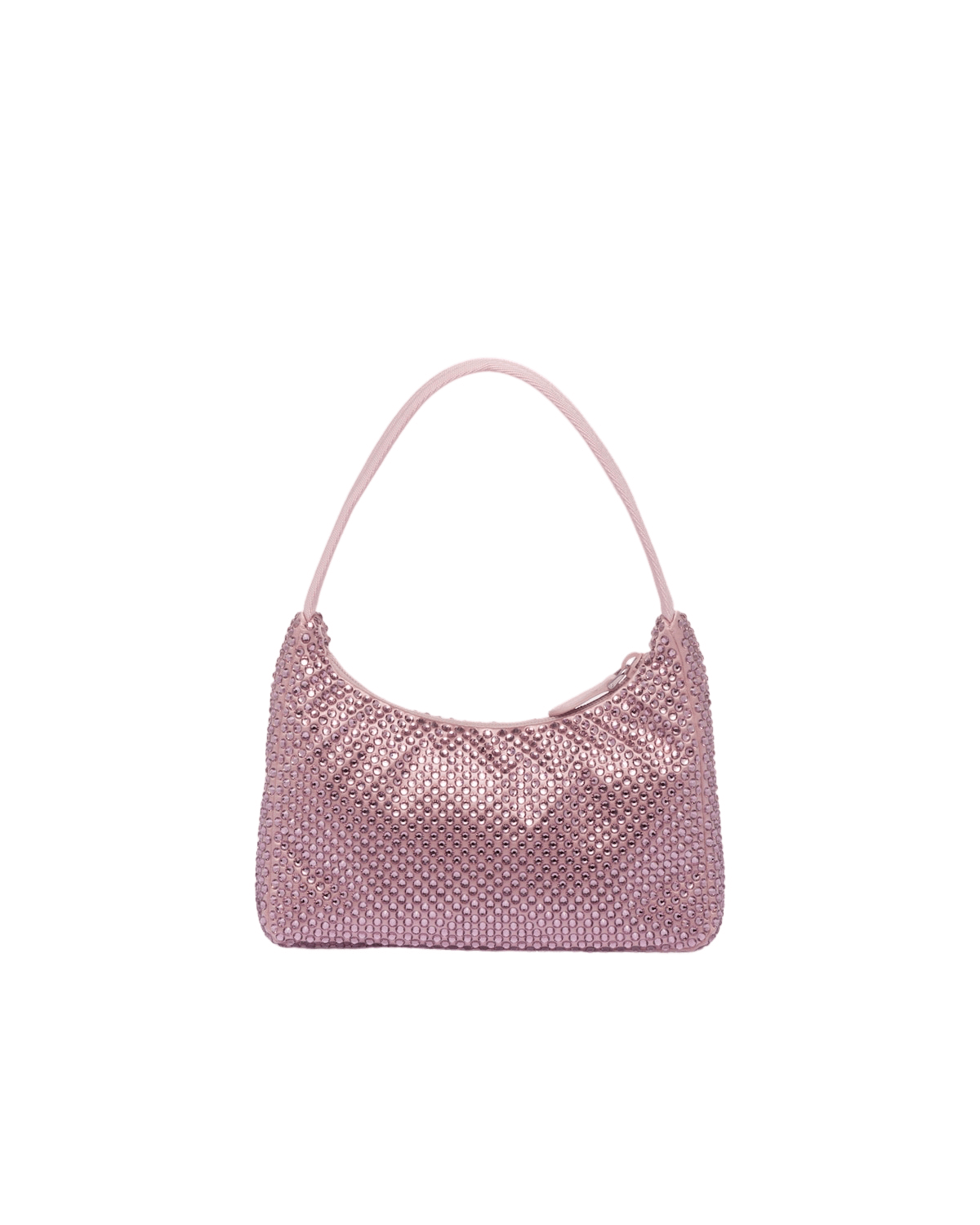 Prada PRADA Re-Edition Pink Crystals Satin Mini Top Handle Size ONE SIZE - 3 Thumbnail