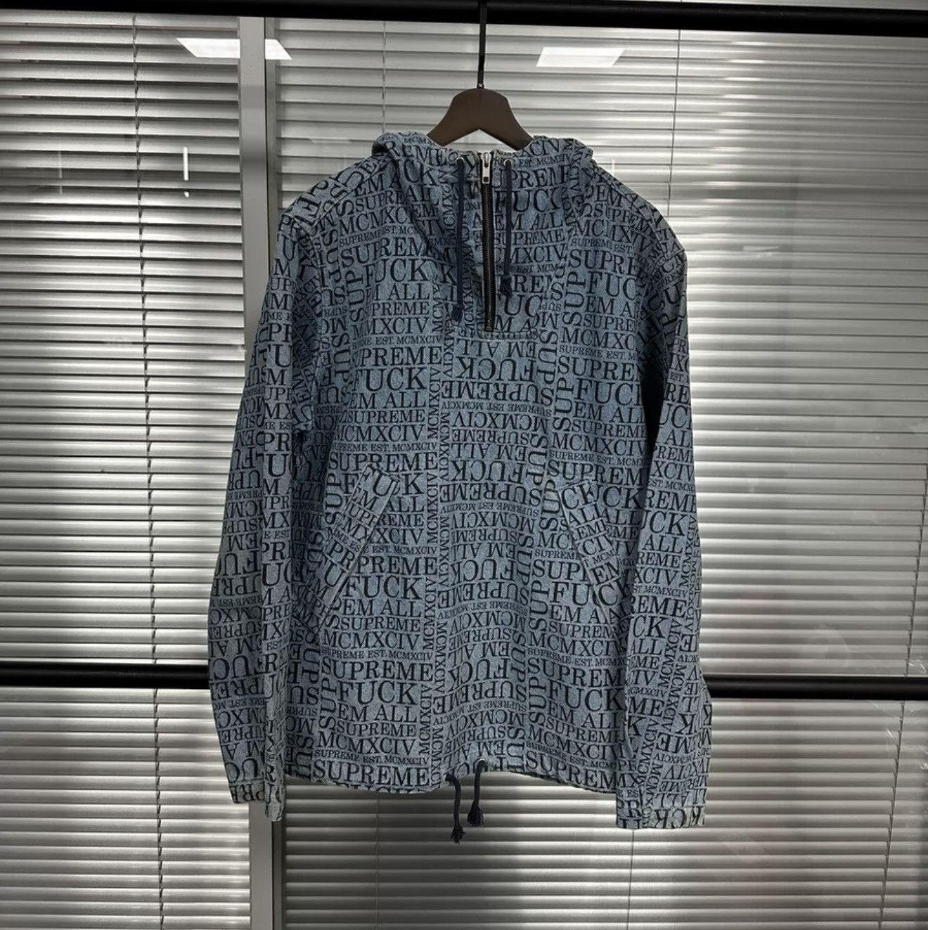 Supreme Fuck Em All Denim | Grailed
