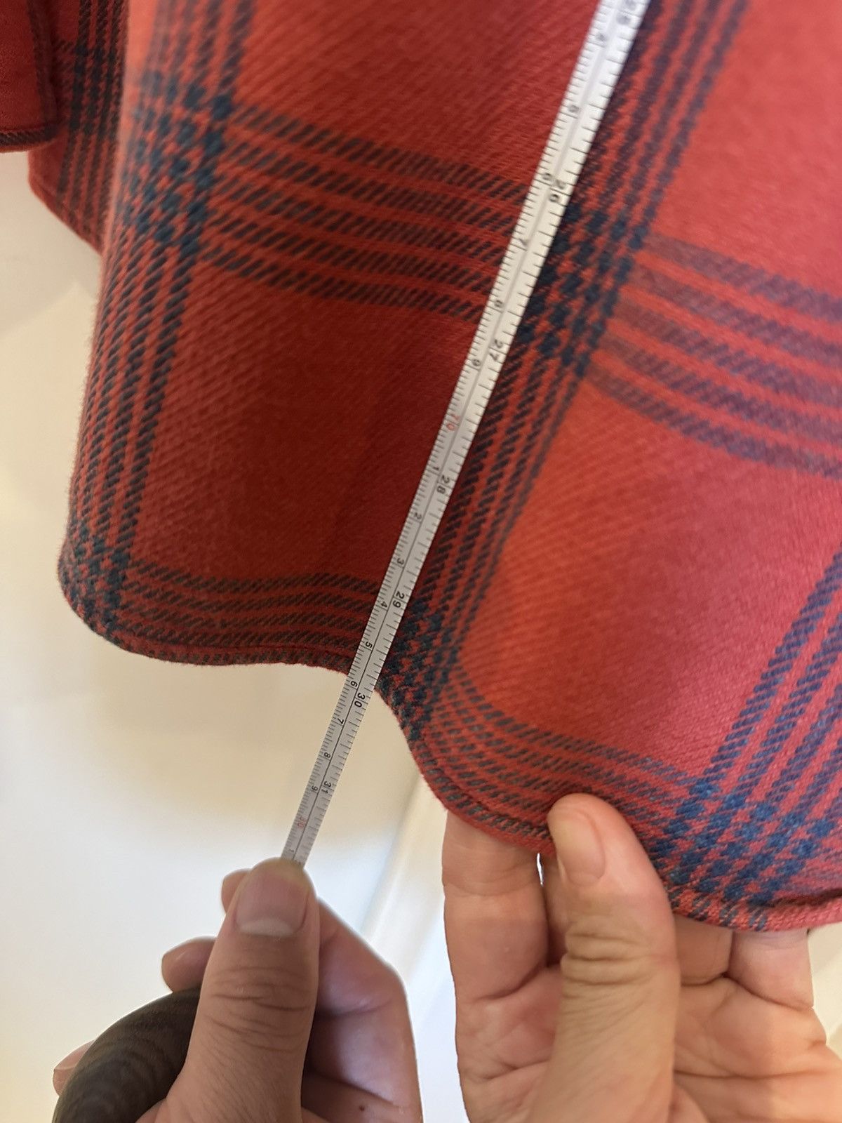 Visvim Visvim 15Ss Black Elk Flannel Check Long Sleeve Shirt Red Size US L / EU 52-54 / 3 - 6 Thumbnail