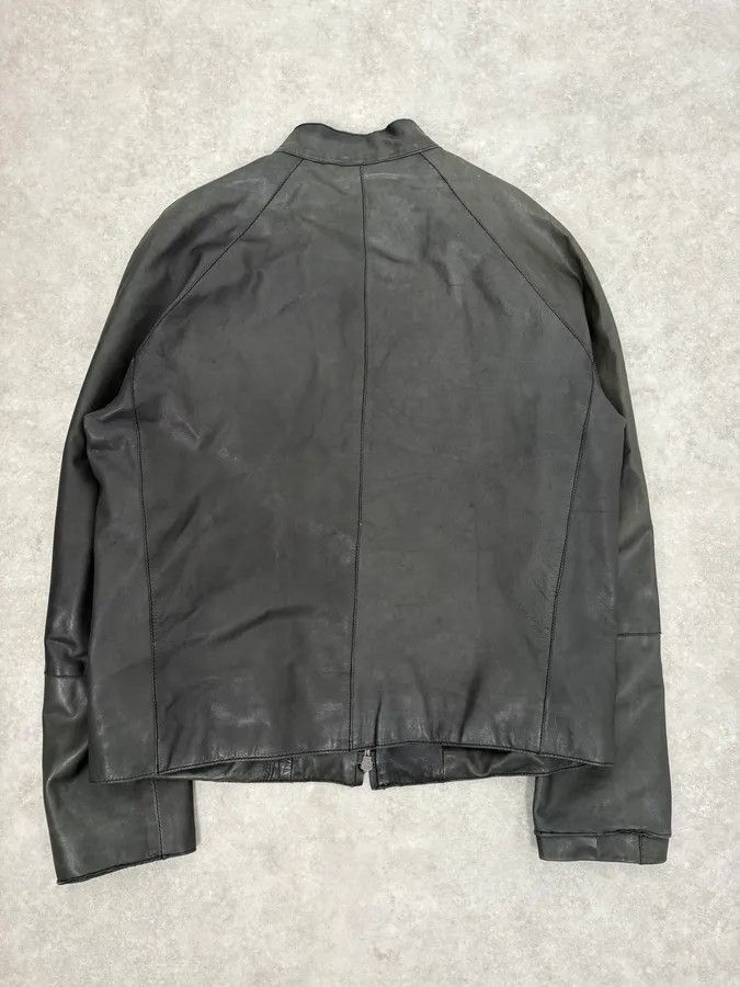 Emporio Armani AW2006 Emporio Armani Biker Eroded Leather Jacket Size US S / EU 44-46 / 1 - 6 Thumbnail