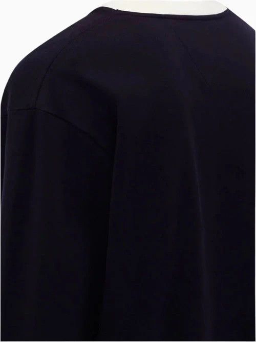 Bottega Veneta o1bcso1str0226 Fluid Jersey T-Shirt in Navy Size US M / EU 48-50 / 2 - 3 Thumbnail